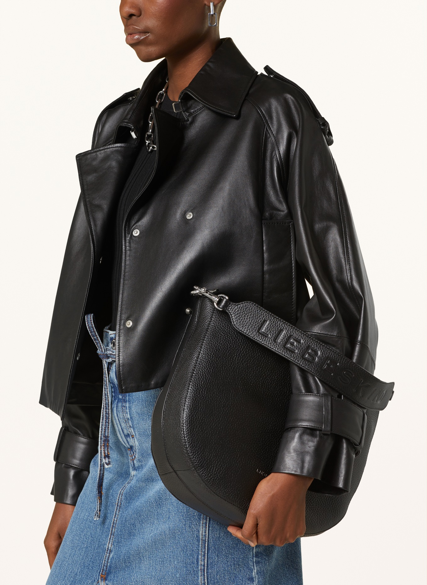 LIEBESKIND Handbag ALESSA M, Color: BLACK (Image 4)