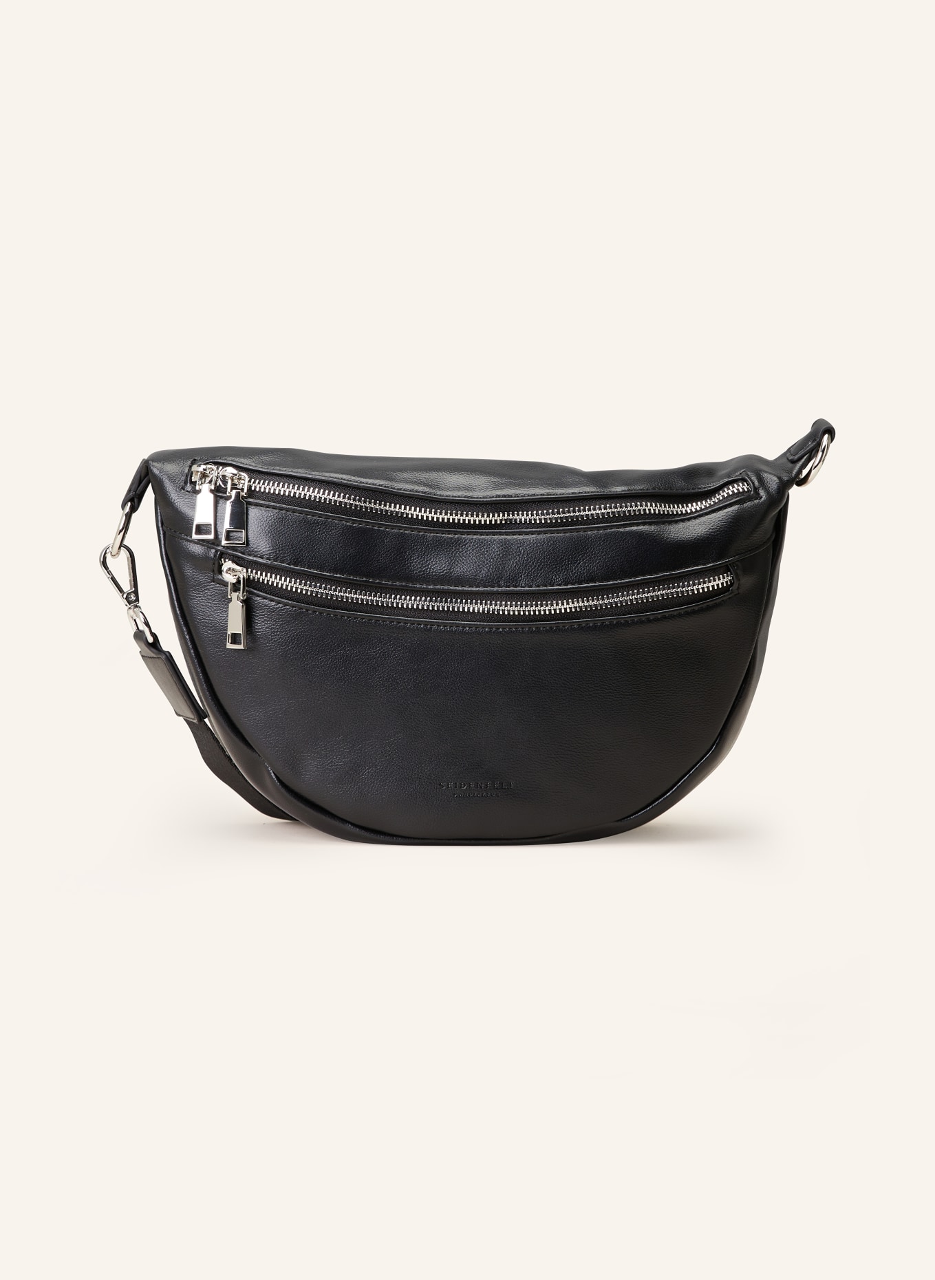 SEIDENFELT Waist bag RYA can be worn as crossbody bag, Color: BLACK (Image 1)