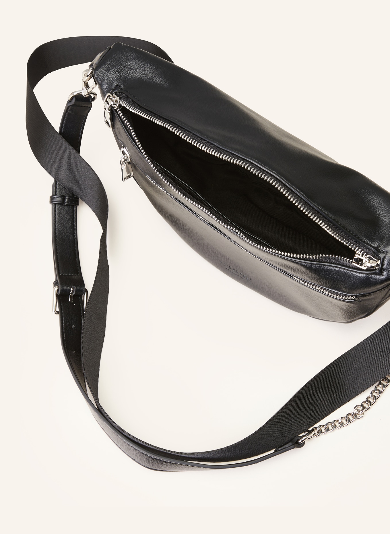 SEIDENFELT Waist bag RYA can be worn as crossbody bag, Color: BLACK (Image 3)
