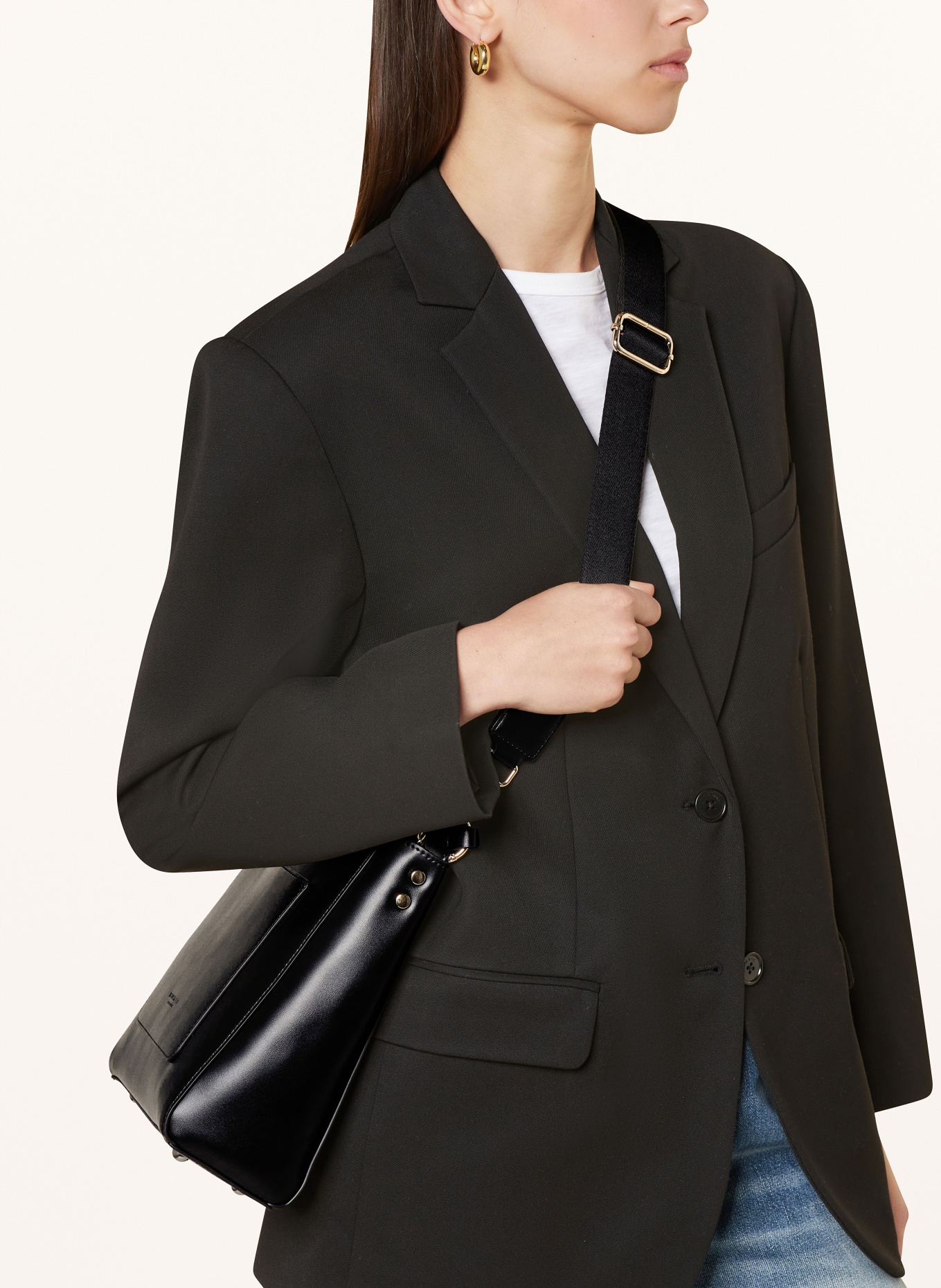 SEIDENFELT Shopper TOLITA with pouch, Color: BLACK (Image 4)