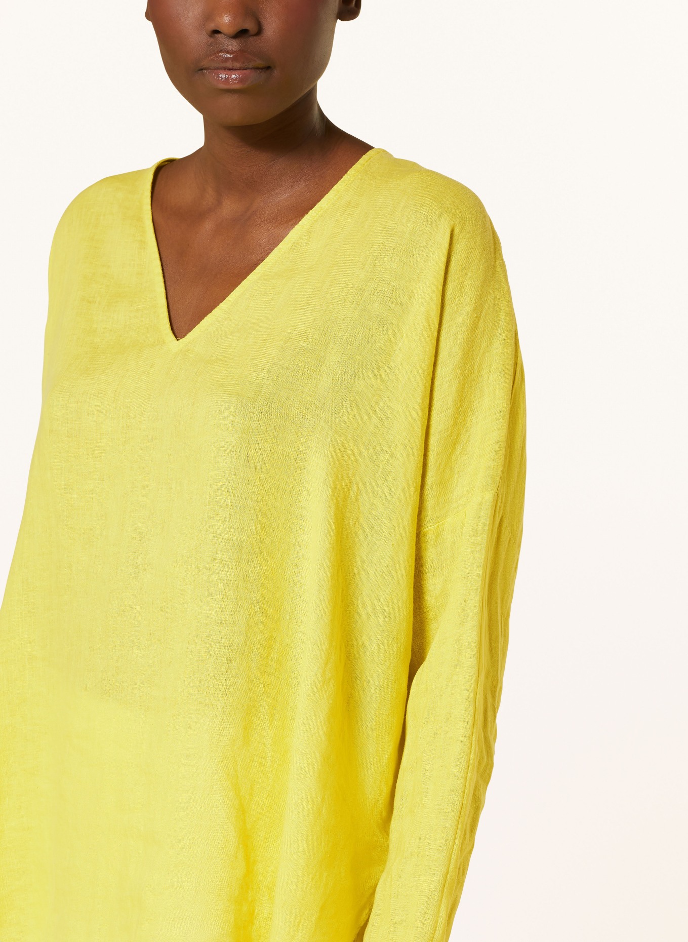 ANTONELLI firenze Shirt blouse BERNARD made of linen, Color: 366 kiwi (Image 4)