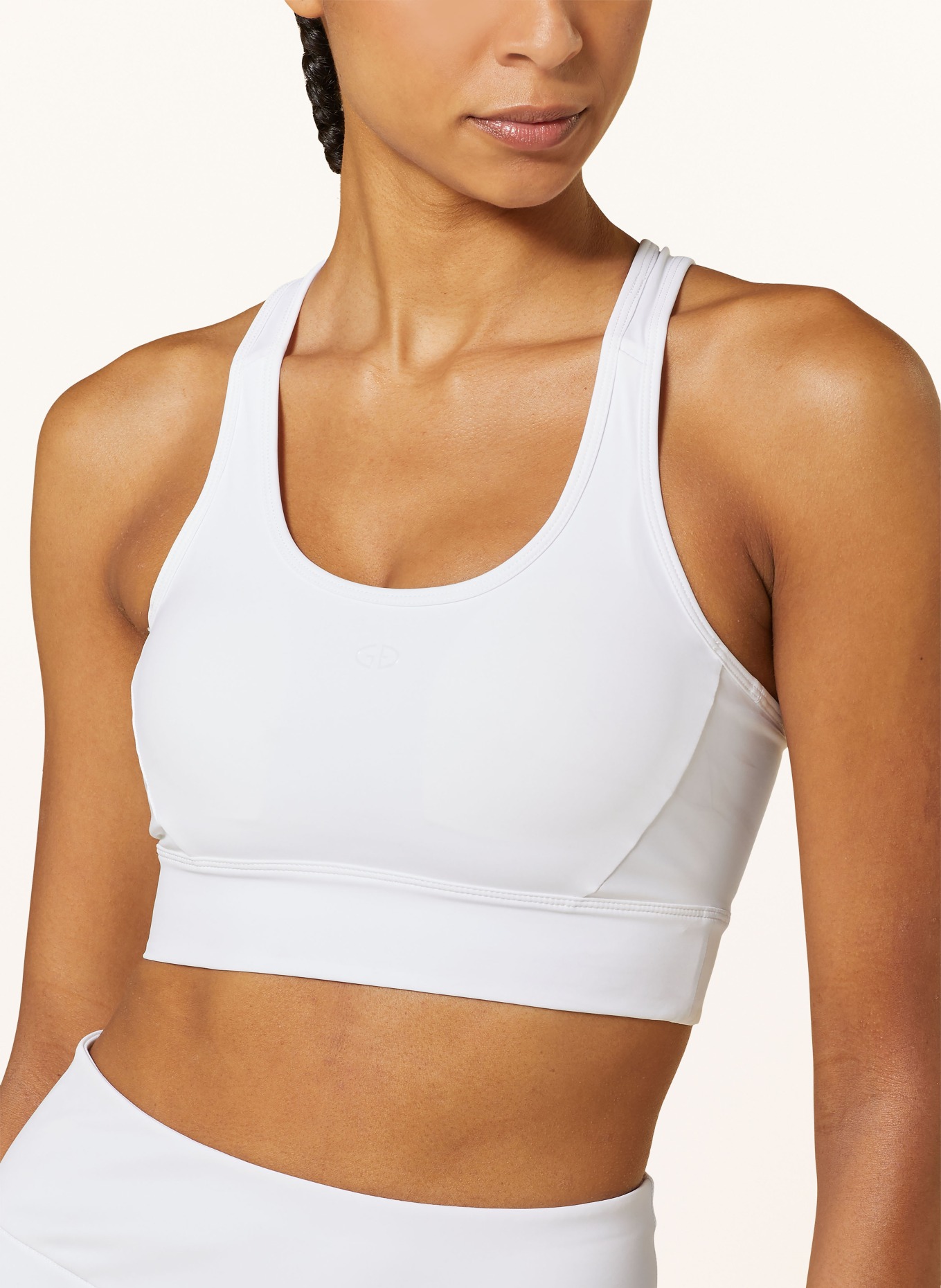 GOLDBERGH Sports bra MOOD with mesh, Color: WHITE (Image 4)