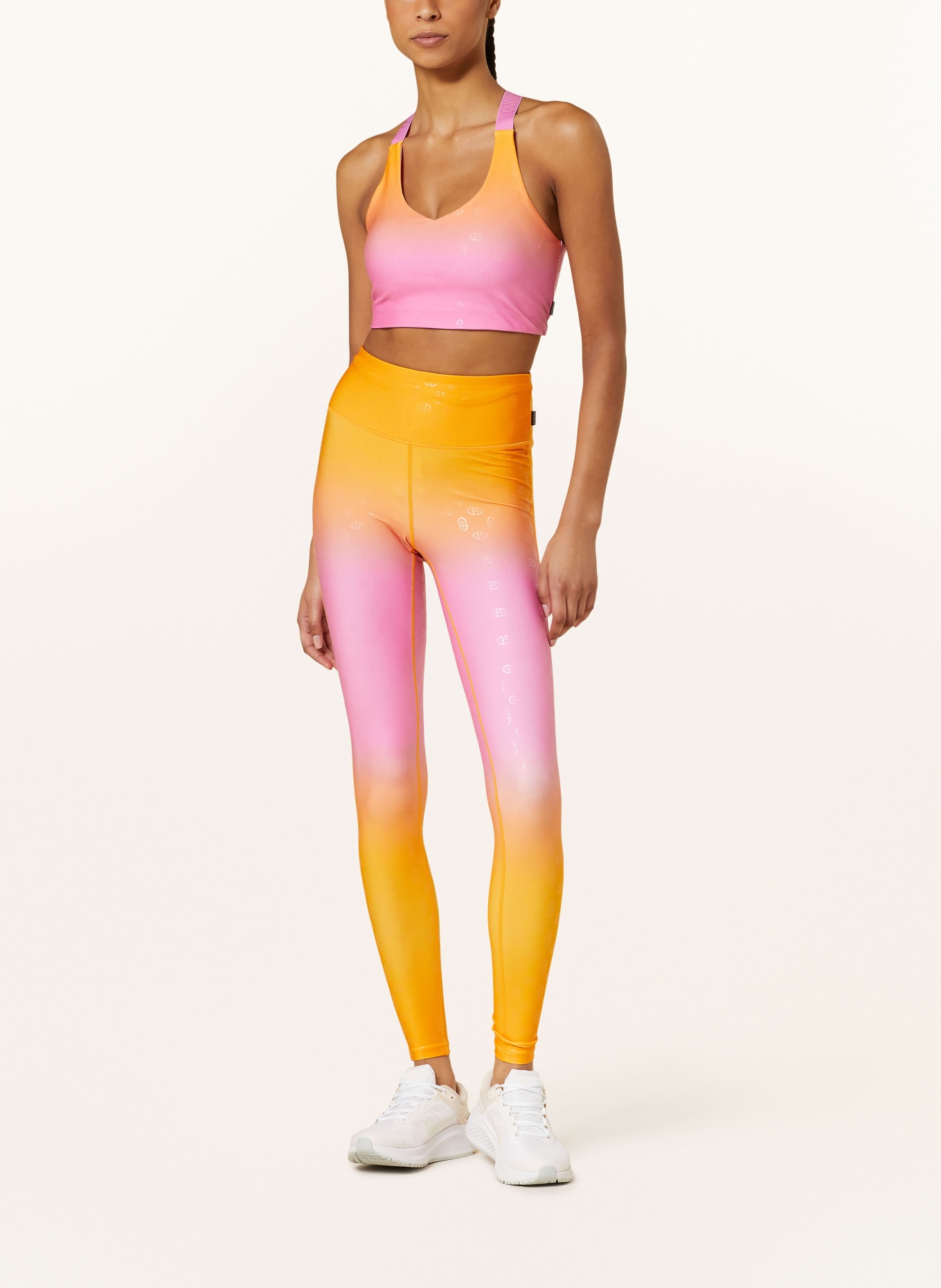 GOLDBERGH Leggings EXERCISE, Color: ORANGE/ PINK (Image 2)