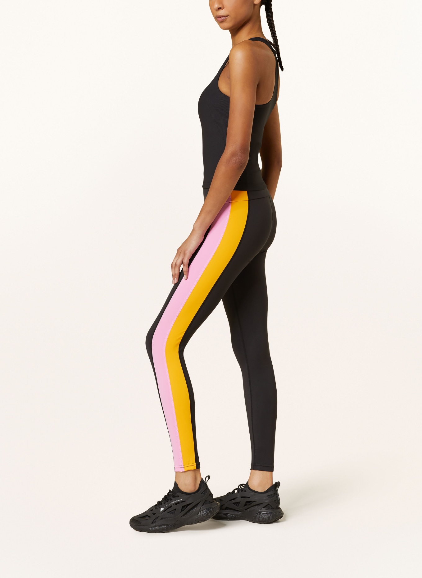 GOLDBERGH Leggings MOVE, Color: BLACK/ PINK/ ORANGE (Image 4)