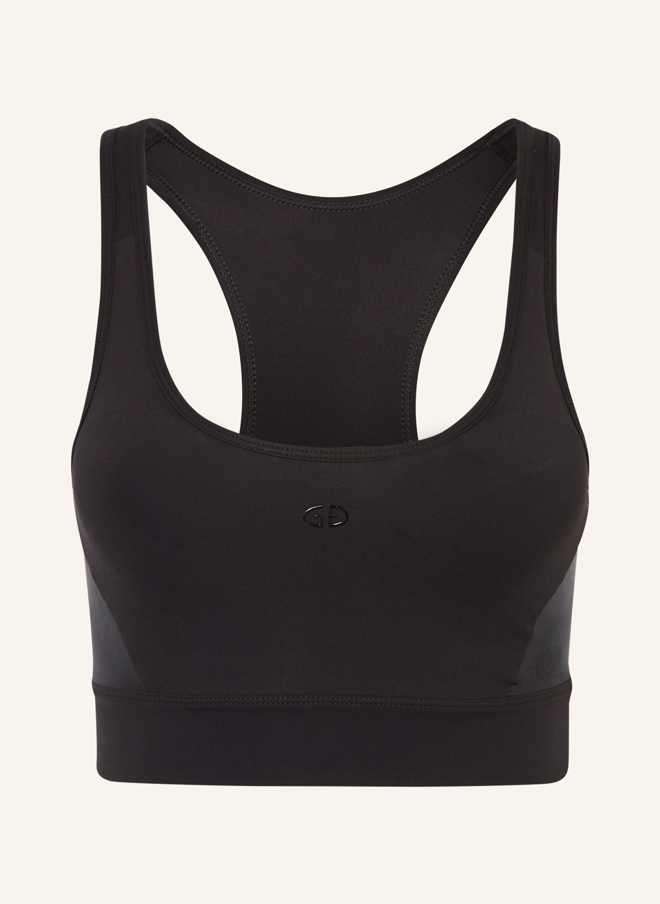 GOLDBERGH Sports bra MOOD with mesh, Color: BLACK (Image 1)