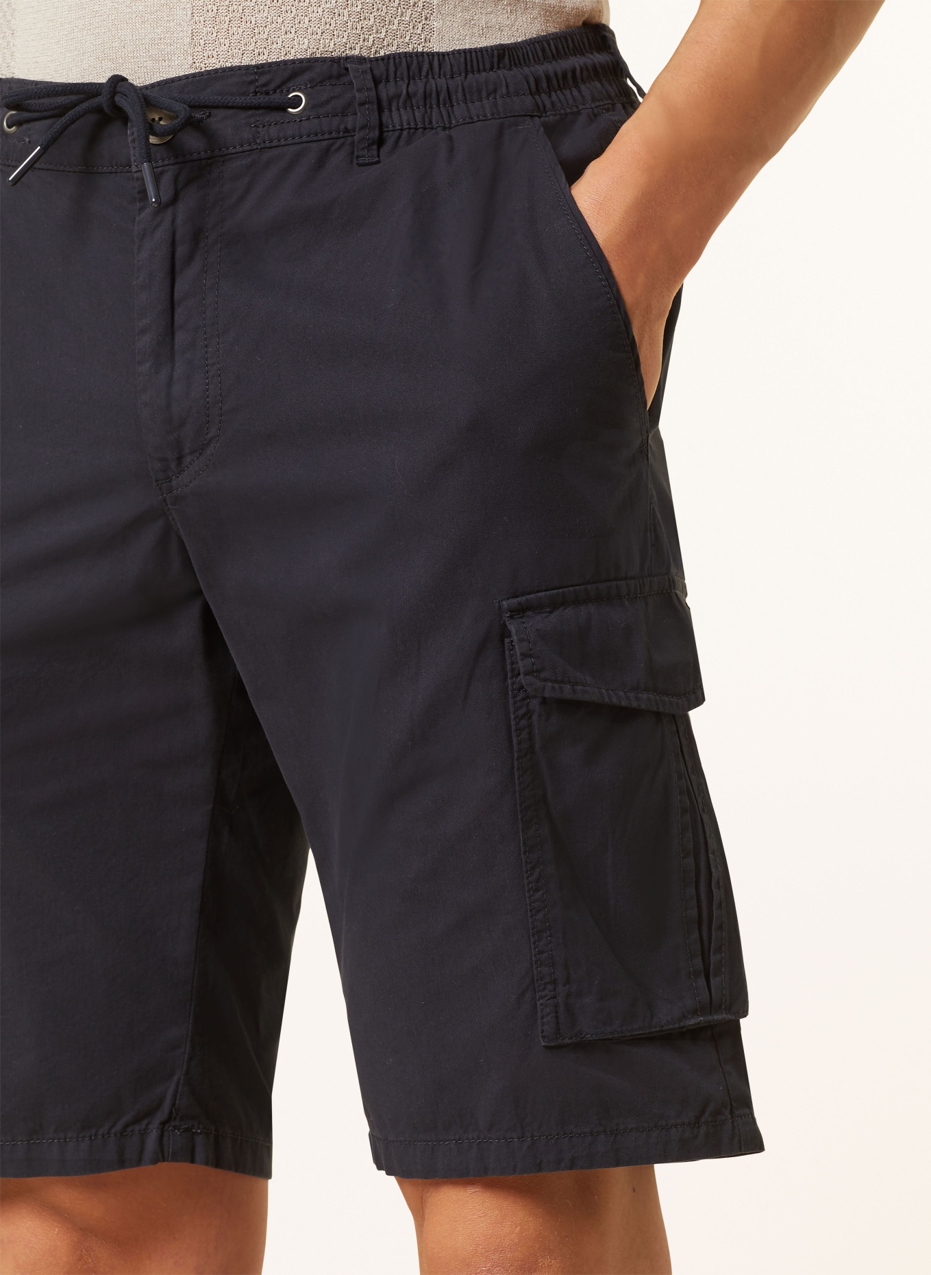 STROKESMAN'S Cargo shorts comfort fit, Color: DARK BLUE (Image 5)