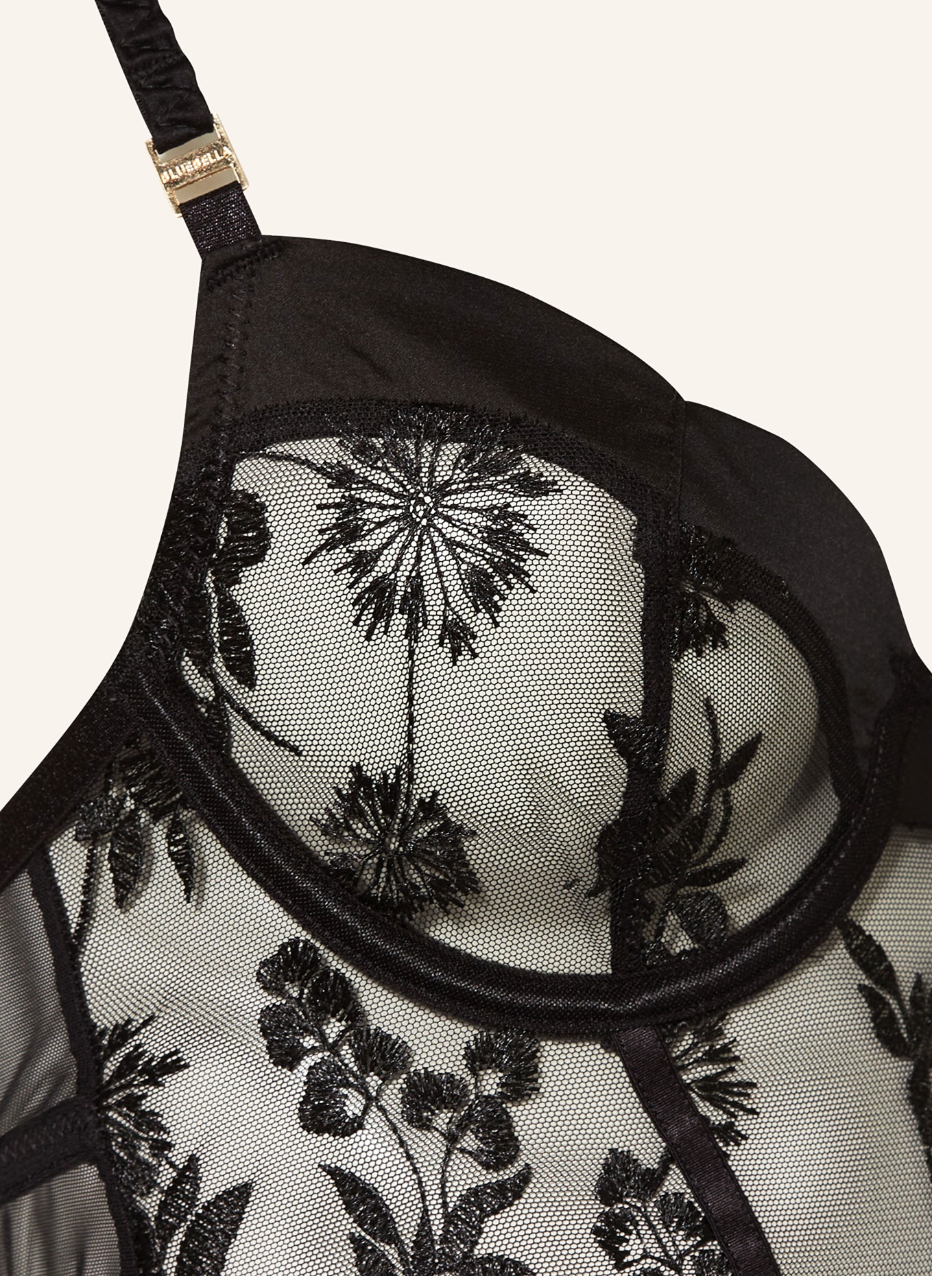 BLUEBELLA Underwired bodysuit CASSANDRA, Color: BLACK (Image 3)