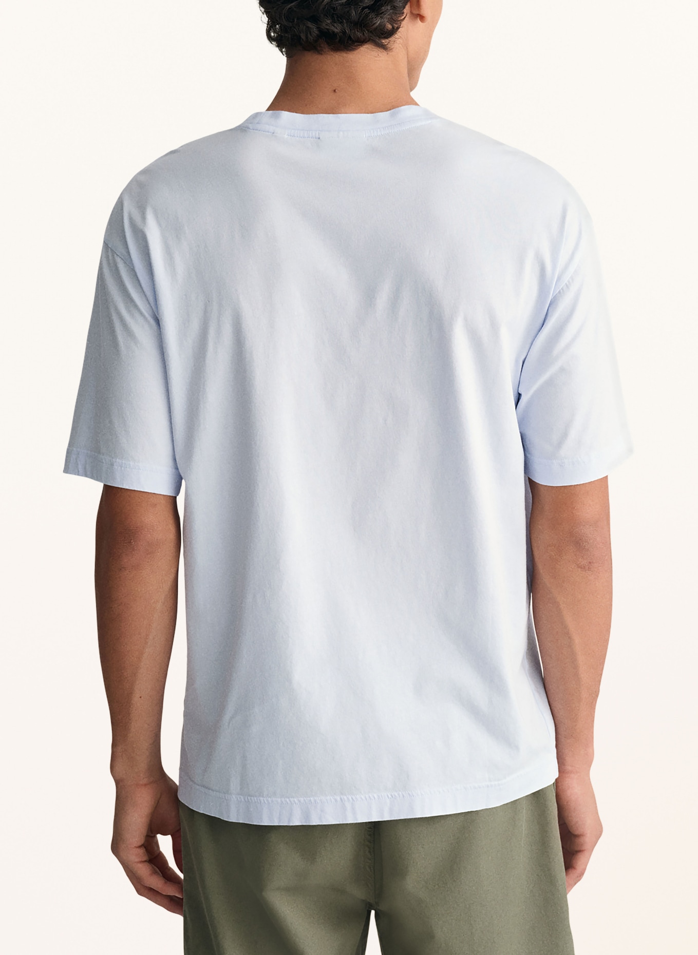 GANT T-shirt, Color: LIGHT BLUE (Image 3)