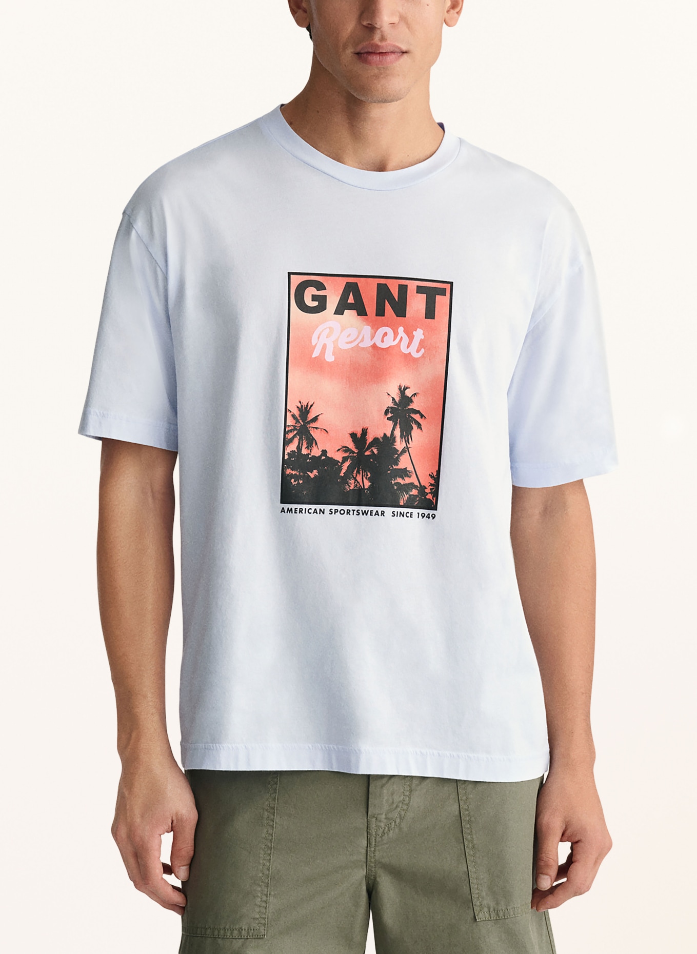 GANT T-Shirt, Farbe: HELLBLAU (Bild 4)