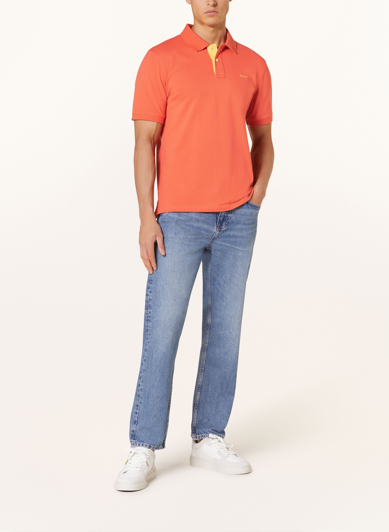 GANT Piqué-Poloshirt, Farbe: ORANGE (Bild 2)