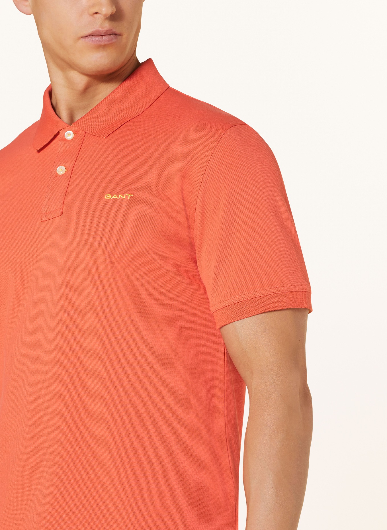 GANT Piqué-Poloshirt, Farbe: ORANGE (Bild 4)