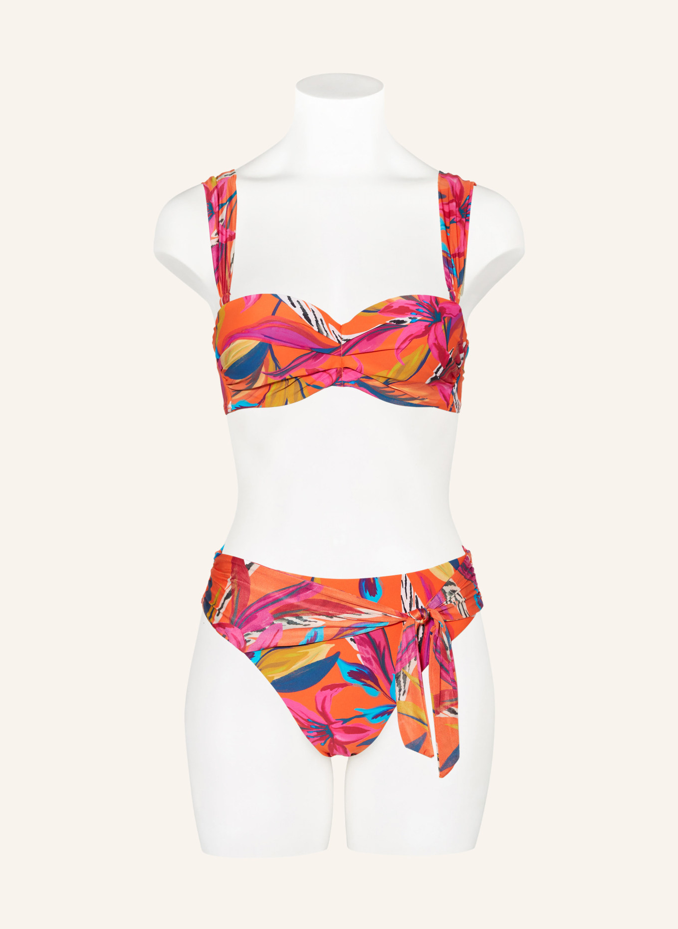 CYELL Bügel-Bikini-Top BORA BORA, Farbe: PINK/ ORANGE/ GELB (Bild 2)