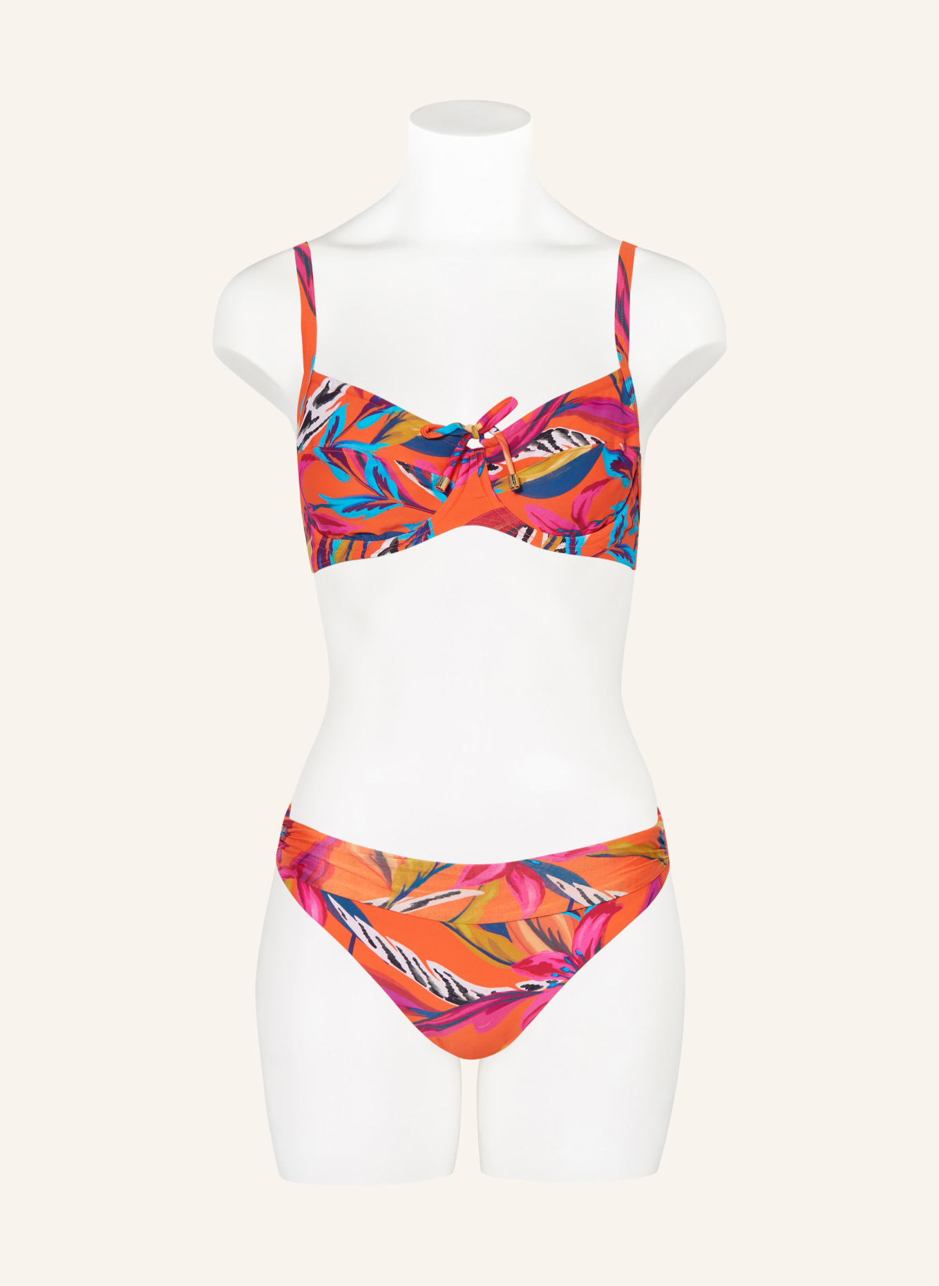 CYELL Underwired bikini top BORA BORA, Color: ORANGE/ FUCHSIA/ DARK YELLOW (Image 2)
