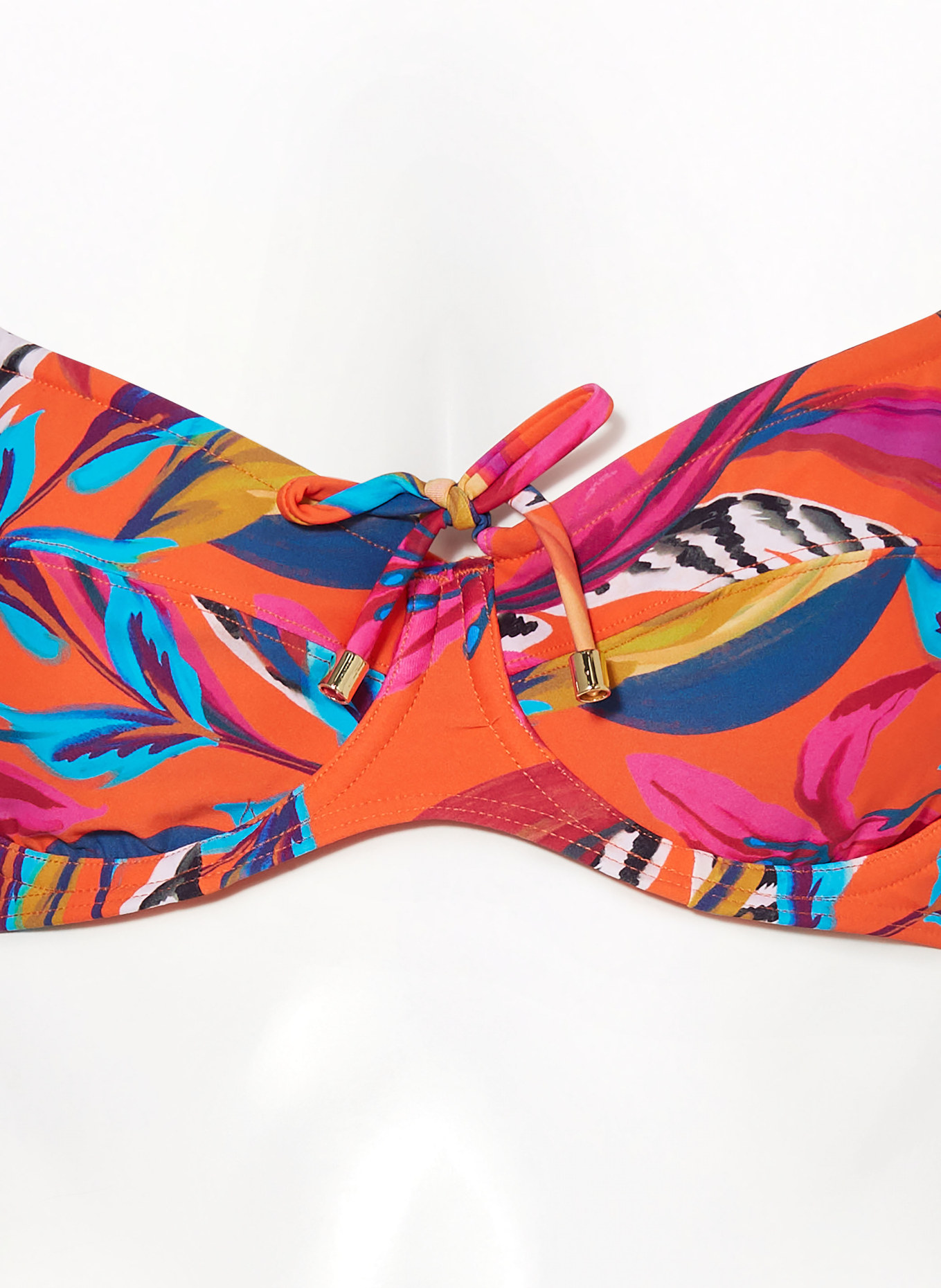 CYELL Underwired bikini top BORA BORA, Color: ORANGE/ FUCHSIA/ DARK YELLOW (Image 4)