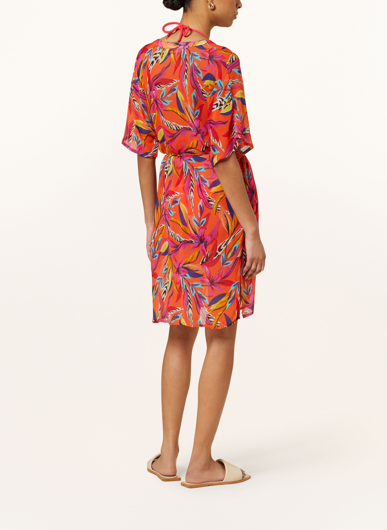 CYELL Sukienka plażowa BORA BORA, Kolor: POMARAŃCZOWY/ LILA/ TURKUSOWY (Obrazek 3)