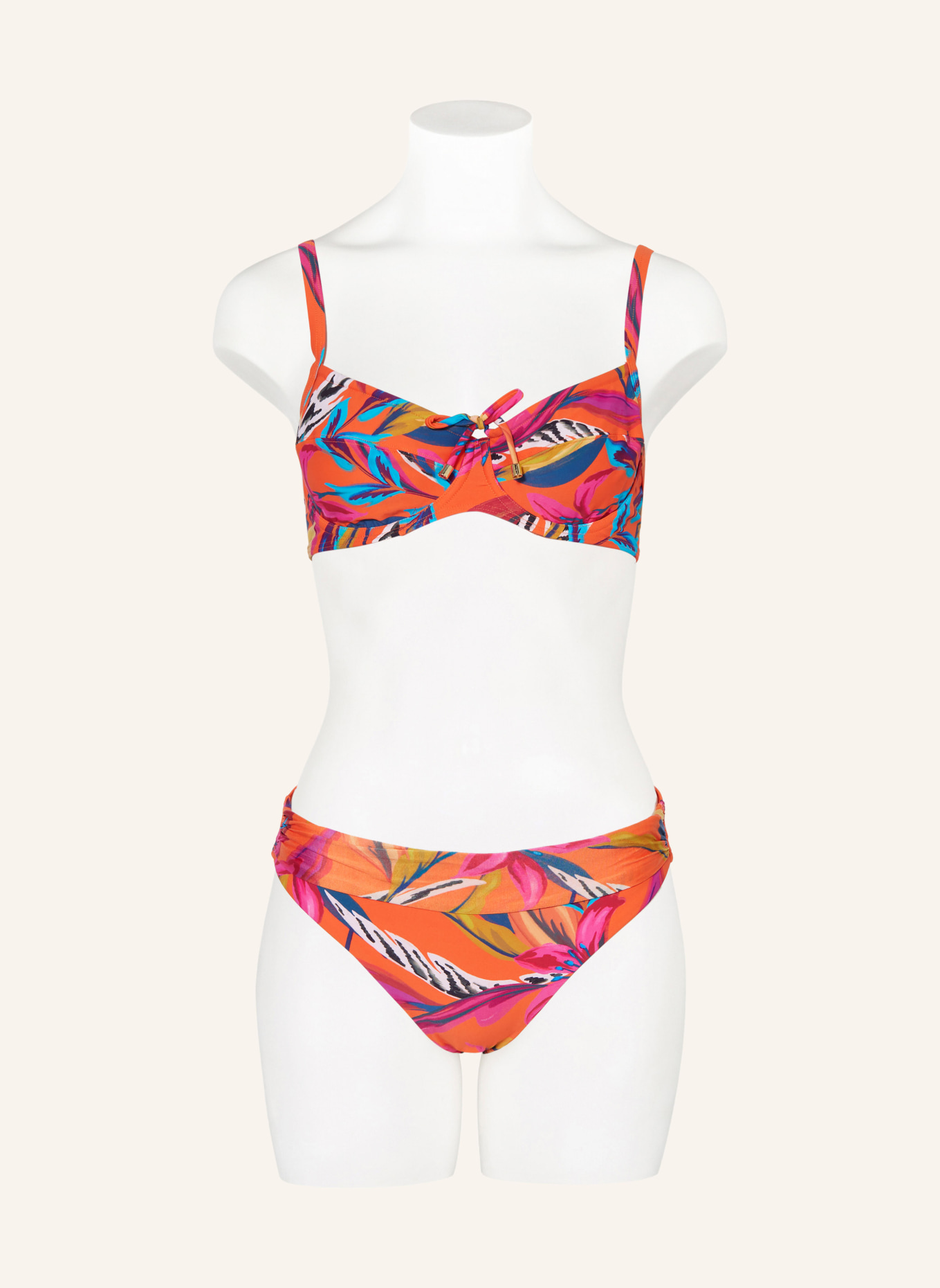 CYELL Basic bikini bottoms BORA BORA, Color: ORANGE/ FUCHSIA/ DARK YELLOW (Image 2)