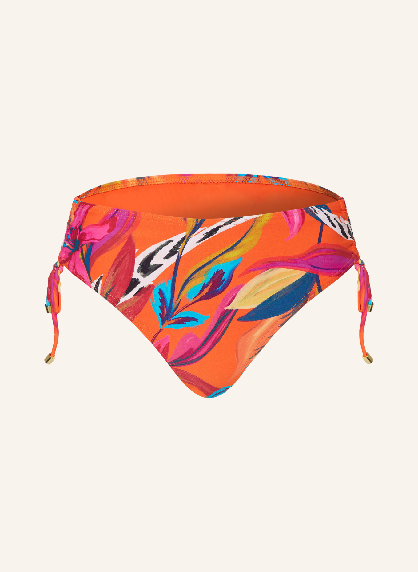 CYELL High-Waist-Bikini-Hose BORA BORA, Farbe: ORANGE/ FUCHSIA/ NEONBLAU (Bild 1)