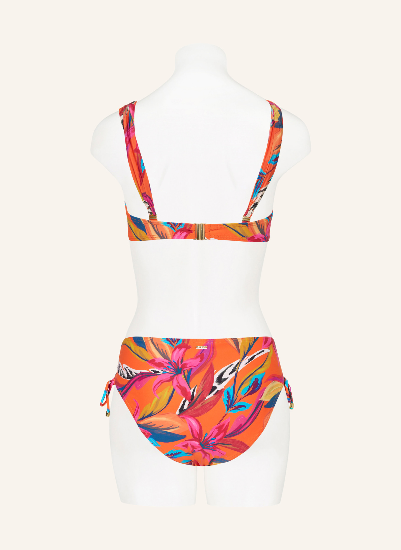 CYELL High-Waist-Bikini-Hose BORA BORA, Farbe: ORANGE/ FUCHSIA/ NEONBLAU (Bild 3)