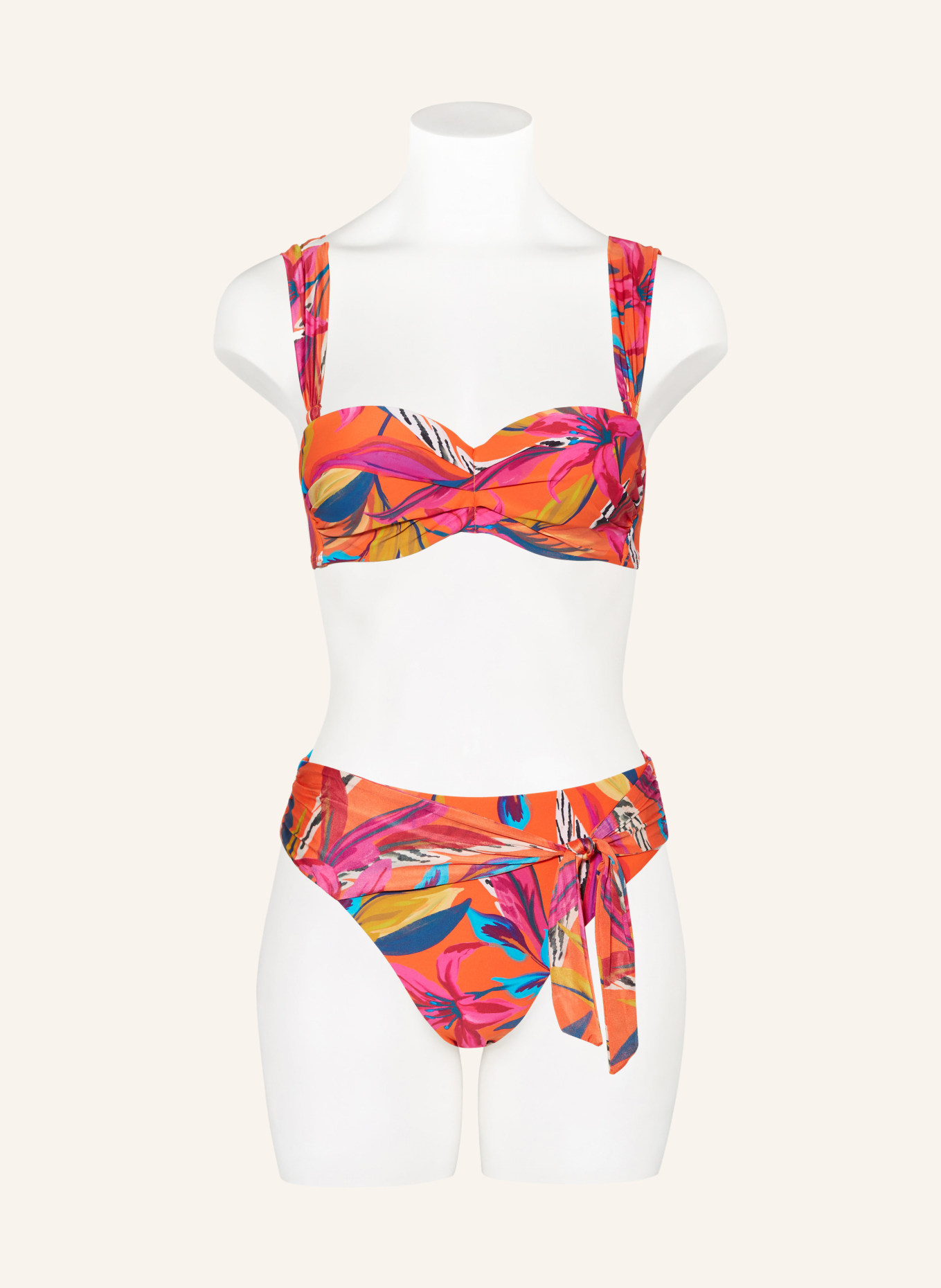 CYELL Basic bikini bottoms BORA BORA, Color: ORANGE/ FUCHSIA/ YELLOW (Image 2)