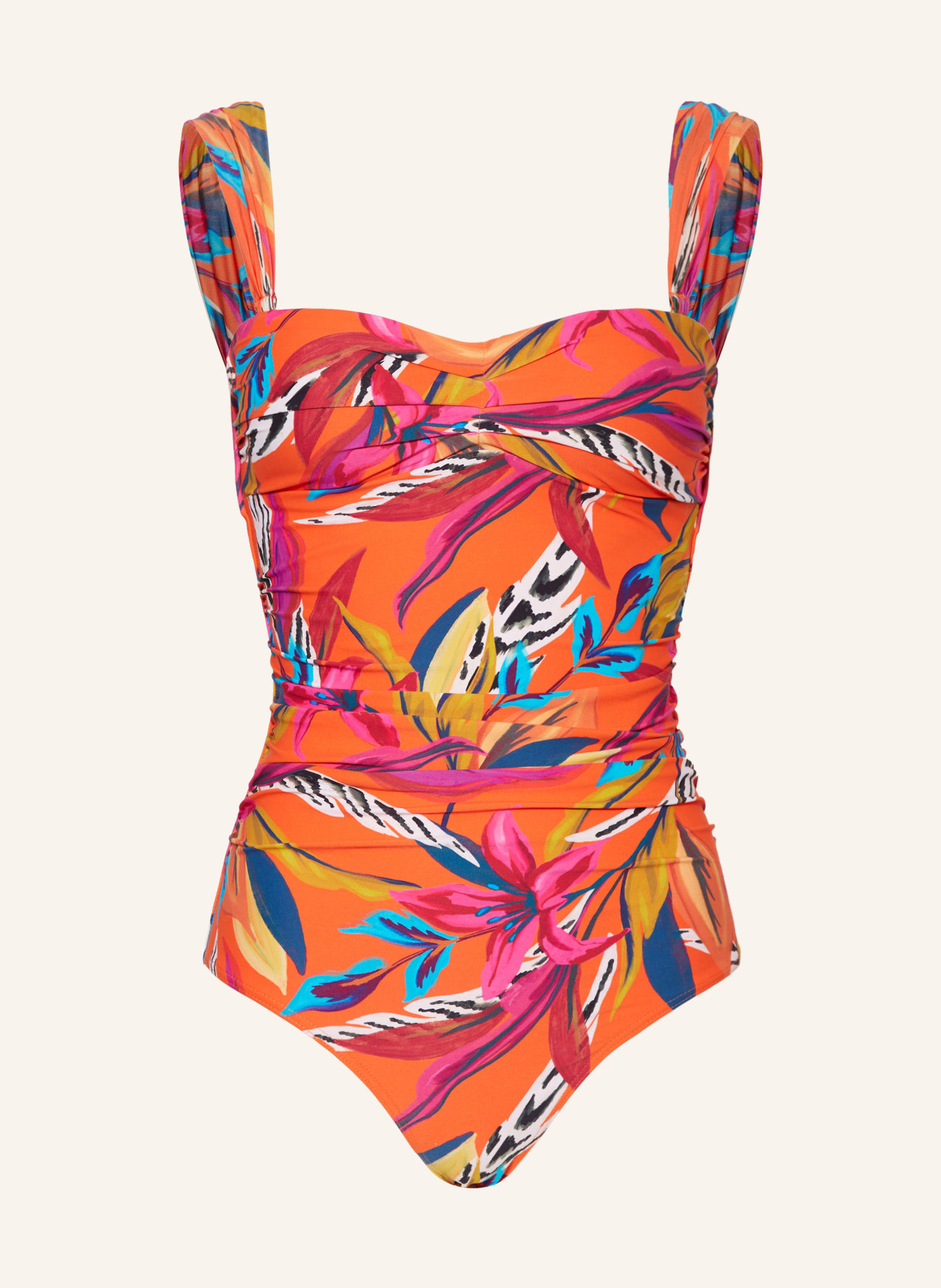 CYELL Bandeau swimsuit BORA BORA, Color: ORANGE/ PINK/ YELLOW (Image 1)