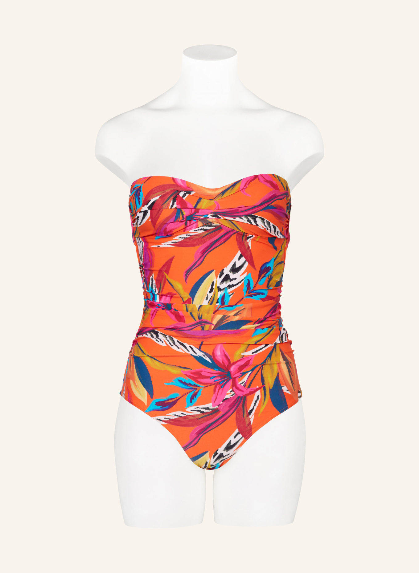 CYELL Bandeau swimsuit BORA BORA, Color: ORANGE/ PINK/ YELLOW (Image 4)