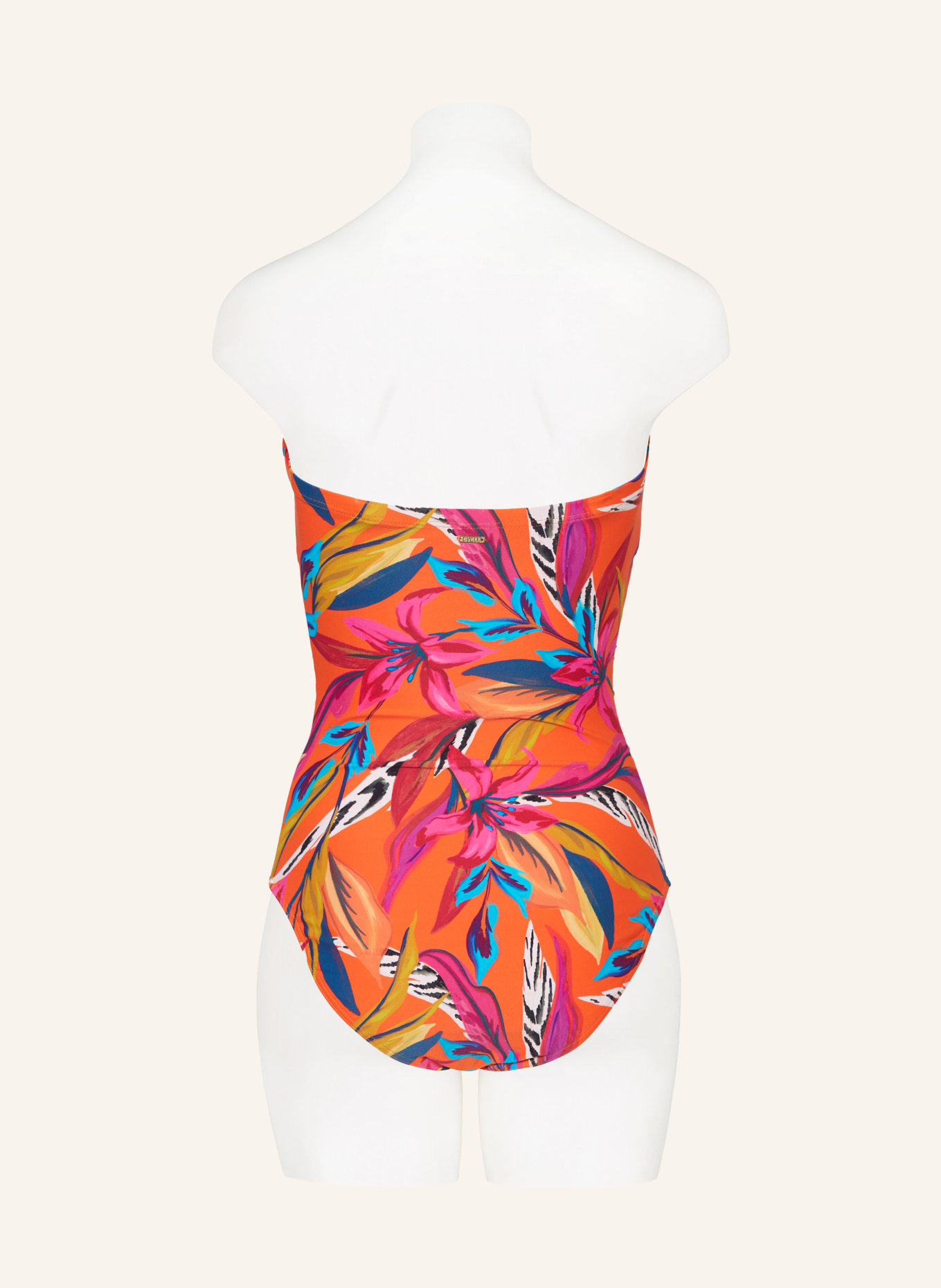 CYELL Bandeau swimsuit BORA BORA, Color: ORANGE/ PINK/ YELLOW (Image 5)