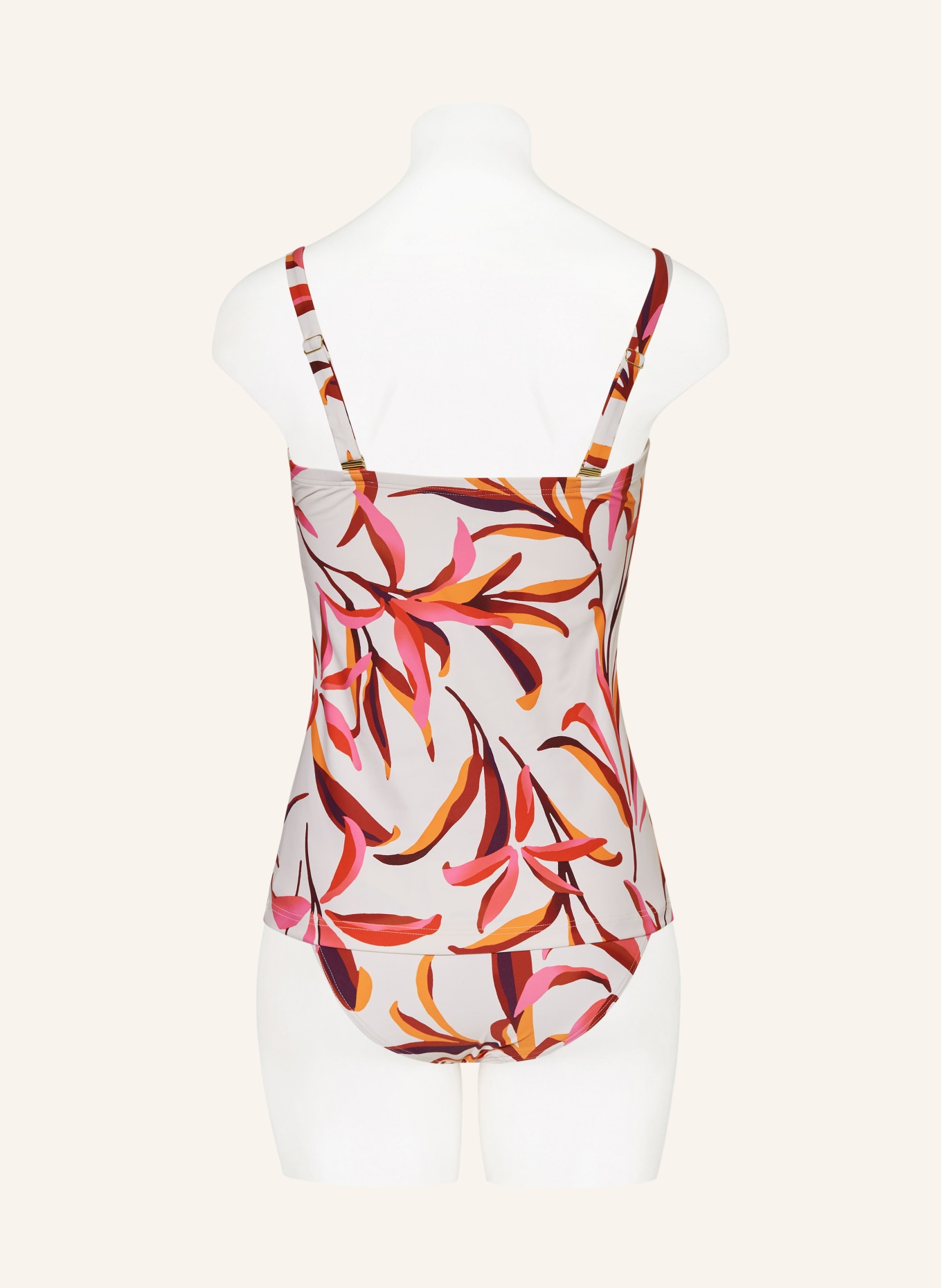 CYELL Tankini top JAPANESE FLORAL, Color: WHITE/ ORANGE/ PINK (Image 3)