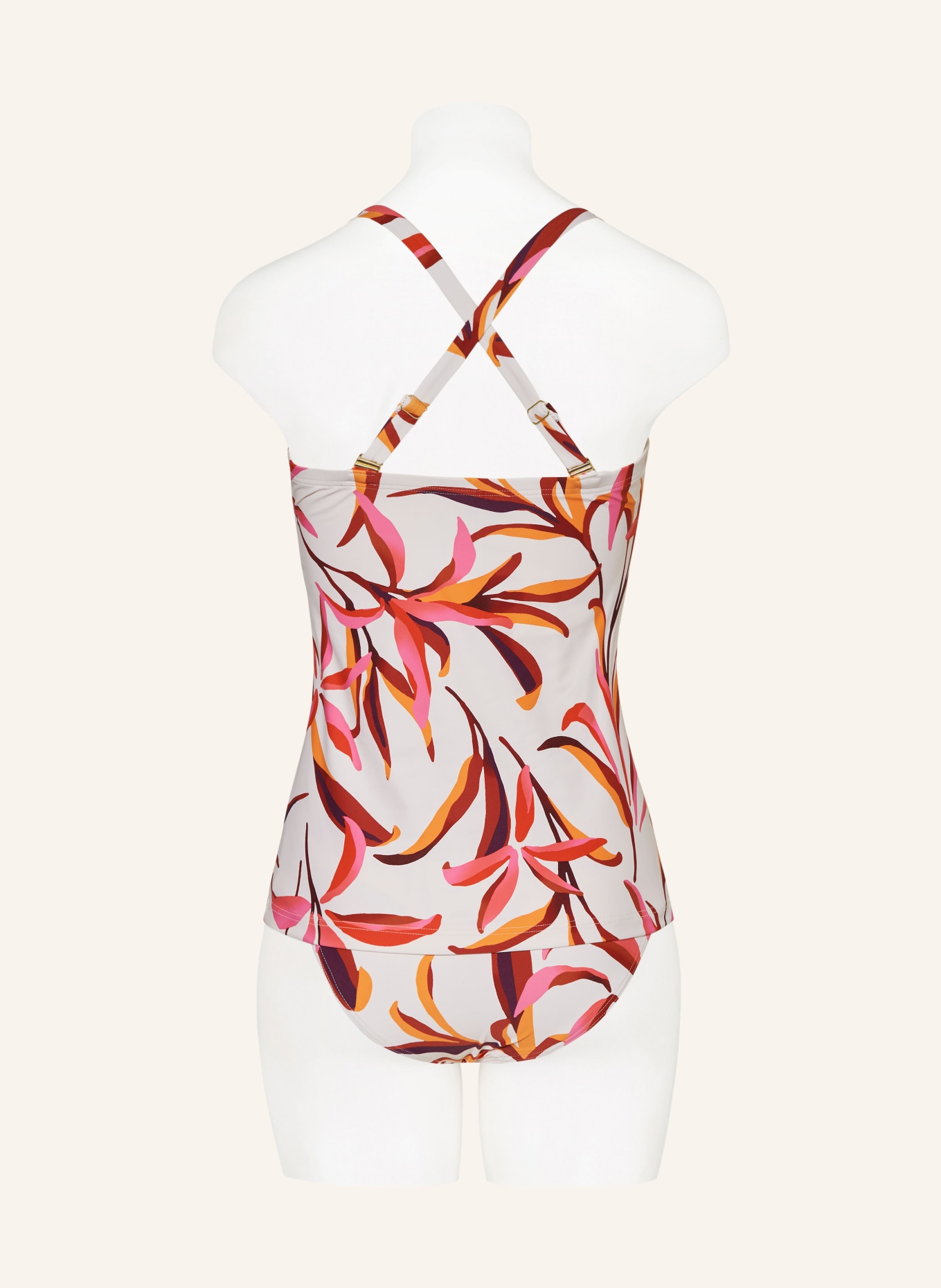 CYELL Tankini top JAPANESE FLORAL, Color: WHITE/ ORANGE/ PINK (Image 4)