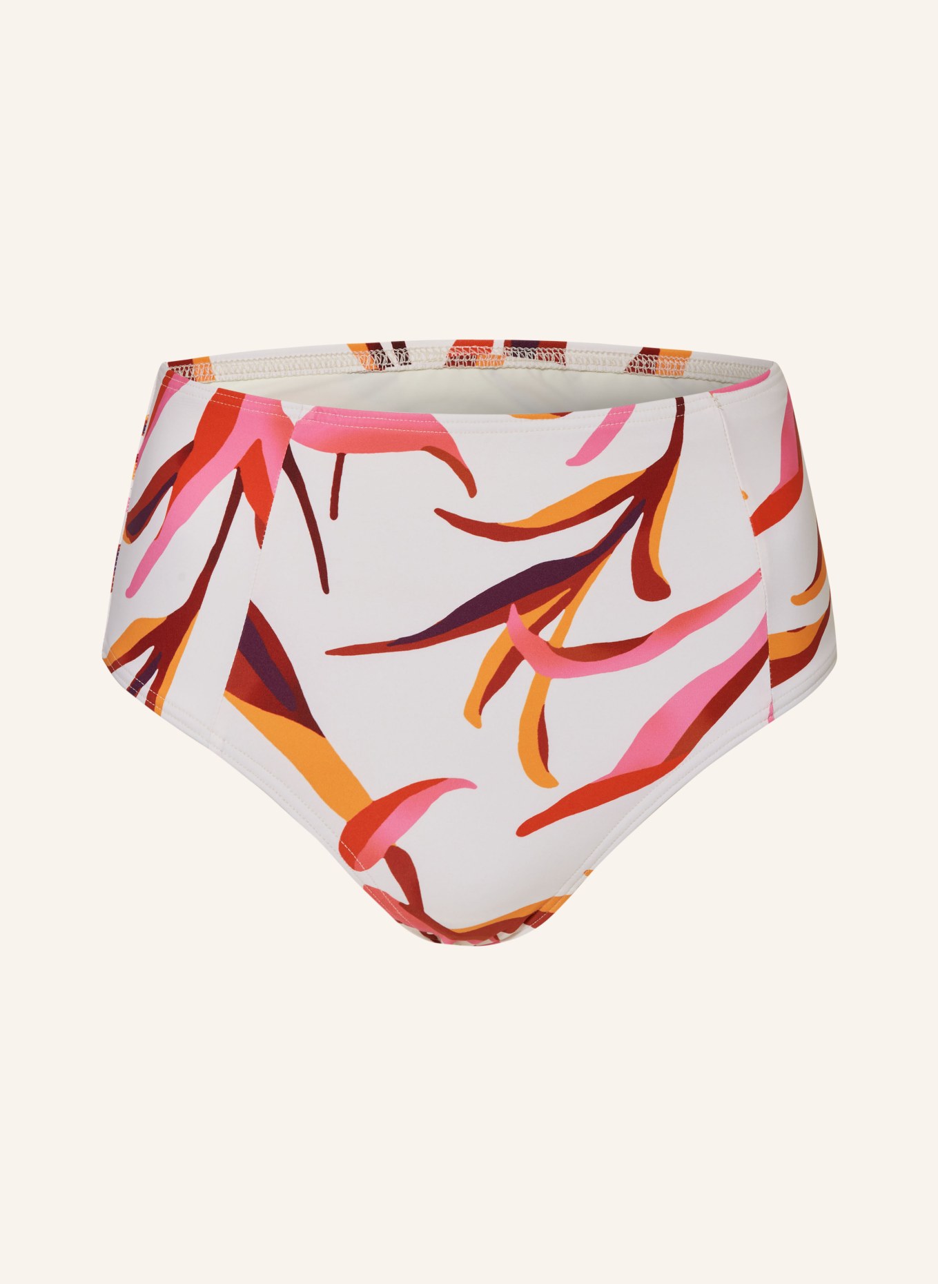 CYELL High-Waist-Bikini-Hose JAPANESE FLORAL, Farbe: WEISS/ PINK/ ORANGE (Bild 1)