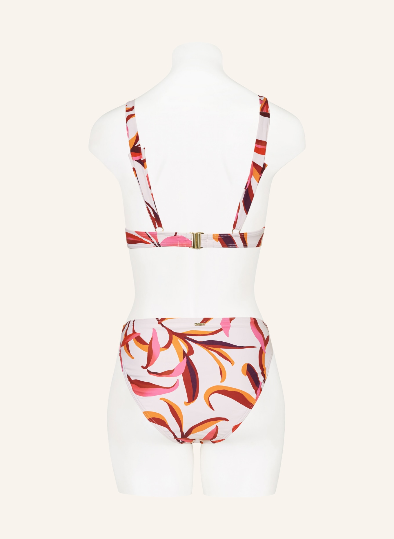 CYELL Underwired bikini top JAPANESE FLORAL, Color: WHITE/ PINK/ ORANGE (Image 5)