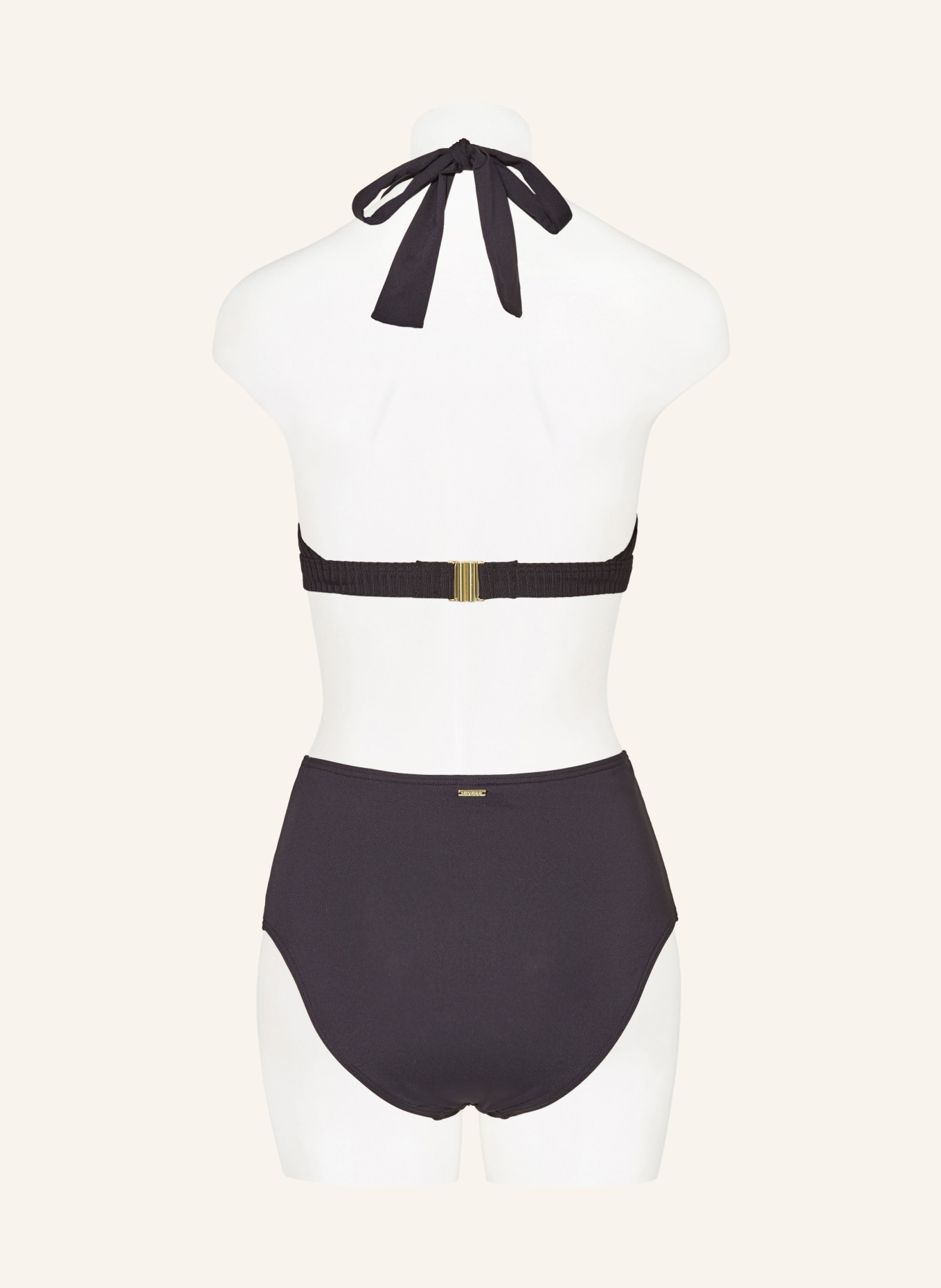 CYELL Halter neck bikini top CAVIAR, Color: BLACK (Image 3)
