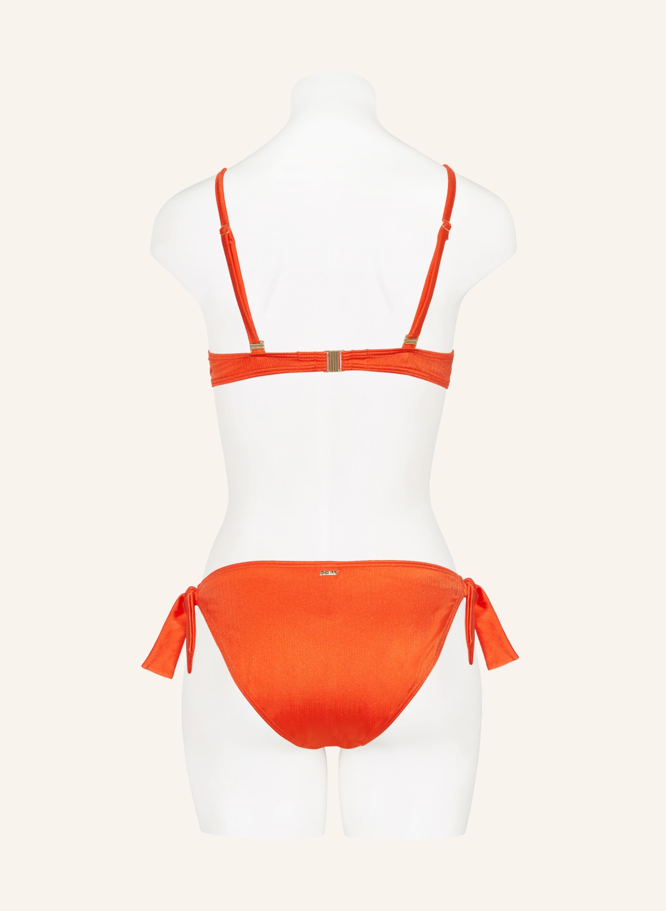 CYELL Góra od bikini z fiszbinami SATIN TOMATO, Kolor: POMARAŃCZOWY (Obrazek 3)