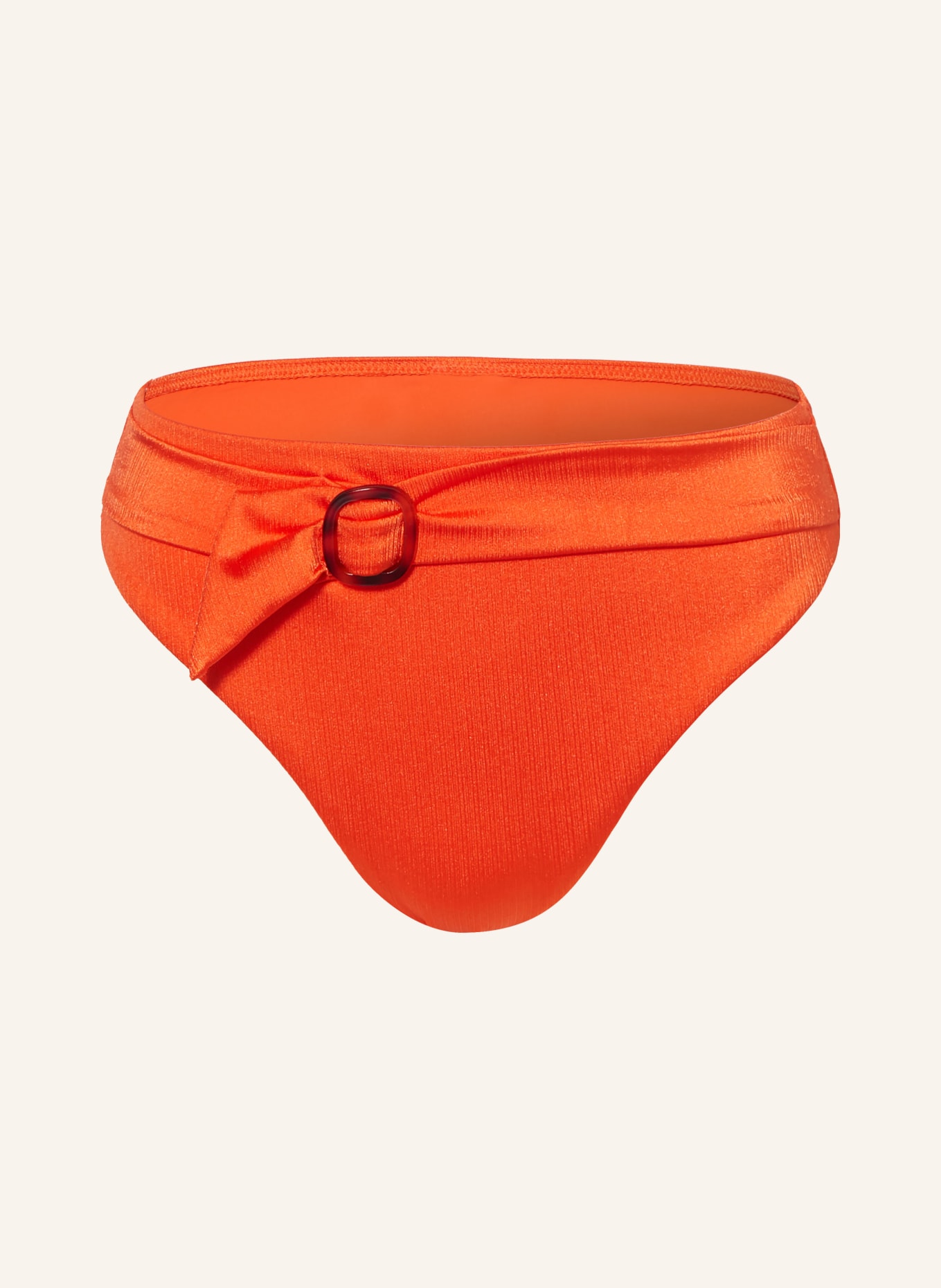 CYELL Dół od bikini z wysokim stanem SATIN TOMATO, Kolor: POMARAŃCZOWY (Obrazek 1)