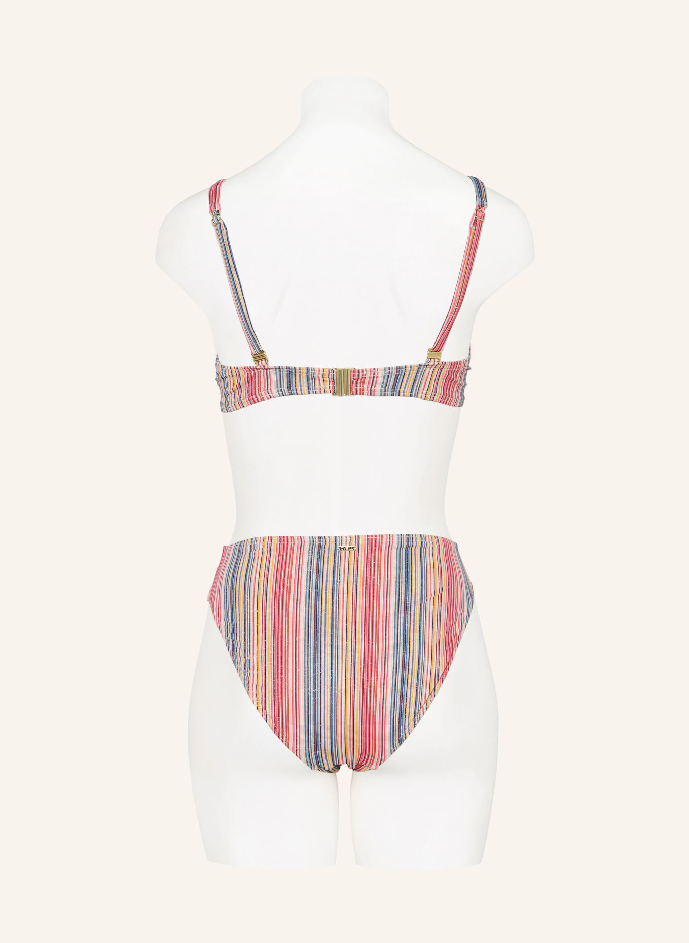 CYELL Bügel-Bikini-Top COLOR DASH, Farbe: ROSA/ PETROL/ DUNKELGELB (Bild 3)