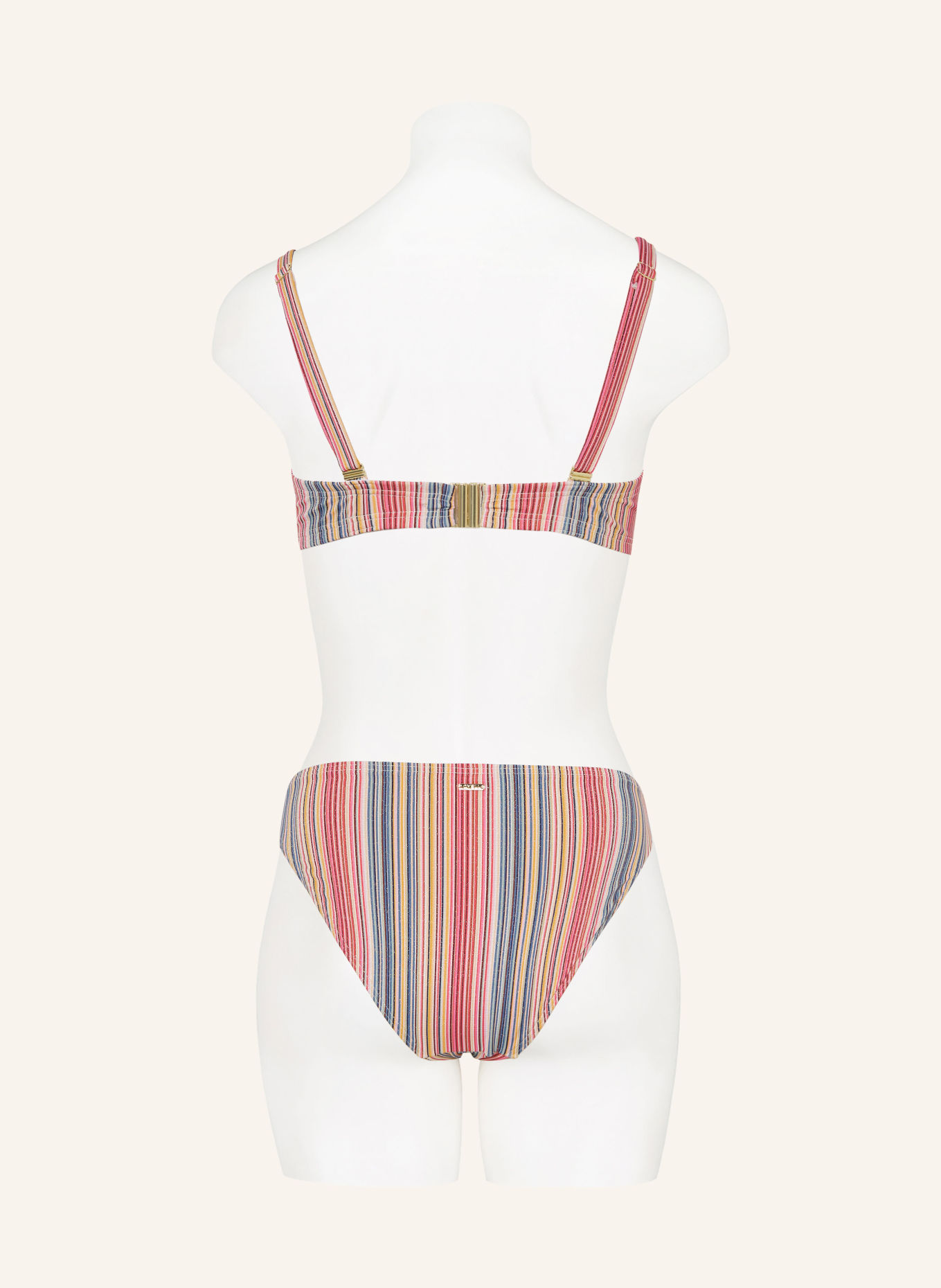 CYELL Underwired bikini top COLOR DASH, Color: PINK/ TEAL/ DARK YELLOW (Image 3)