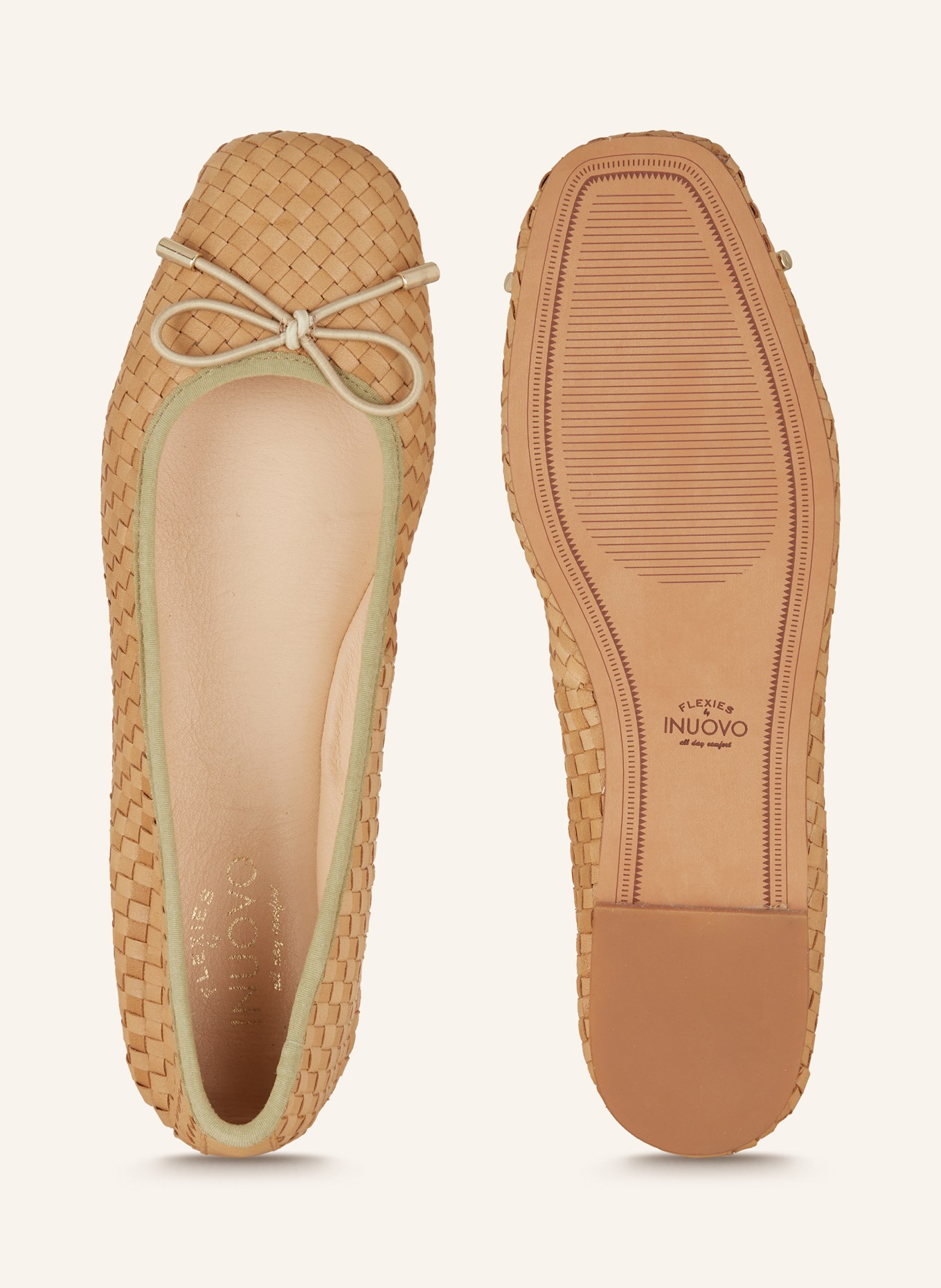 INUOVO Ballet flats, Color: CAMEL (Image 5)