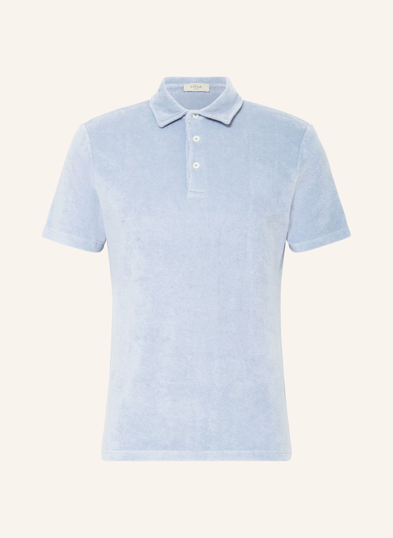 altea Terry cloth polo shirt, Color: BLUE GRAY (Image 1)