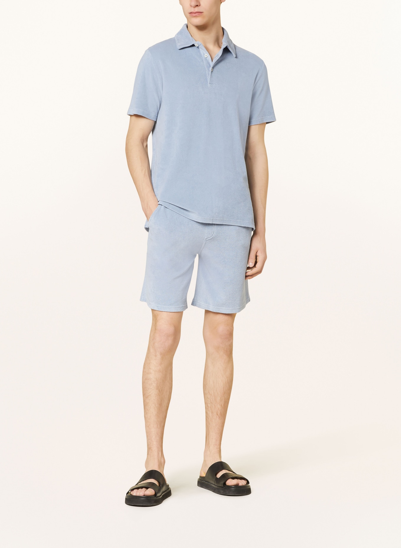 altea Terry cloth shorts, Color: 12 Smoke Blue (Image 2)