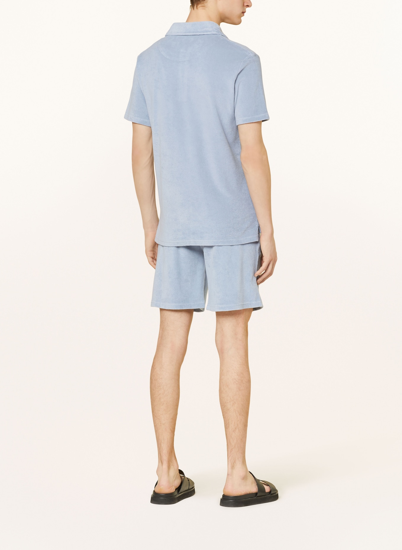 altea Terry cloth shorts, Color: 12 Smoke Blue (Image 3)
