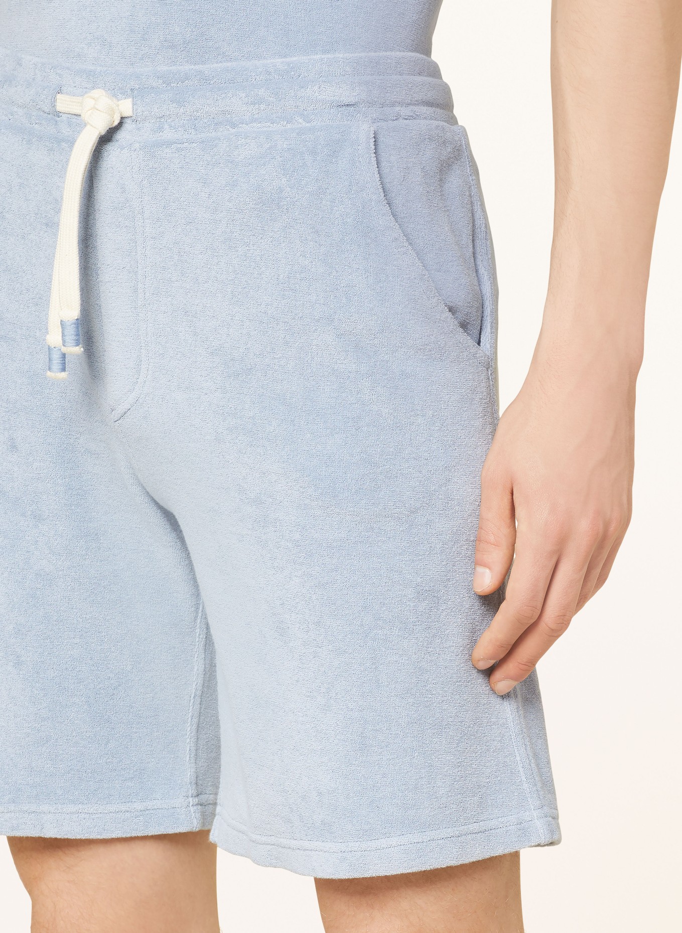 altea Terry cloth shorts, Color: 12 Smoke Blue (Image 5)