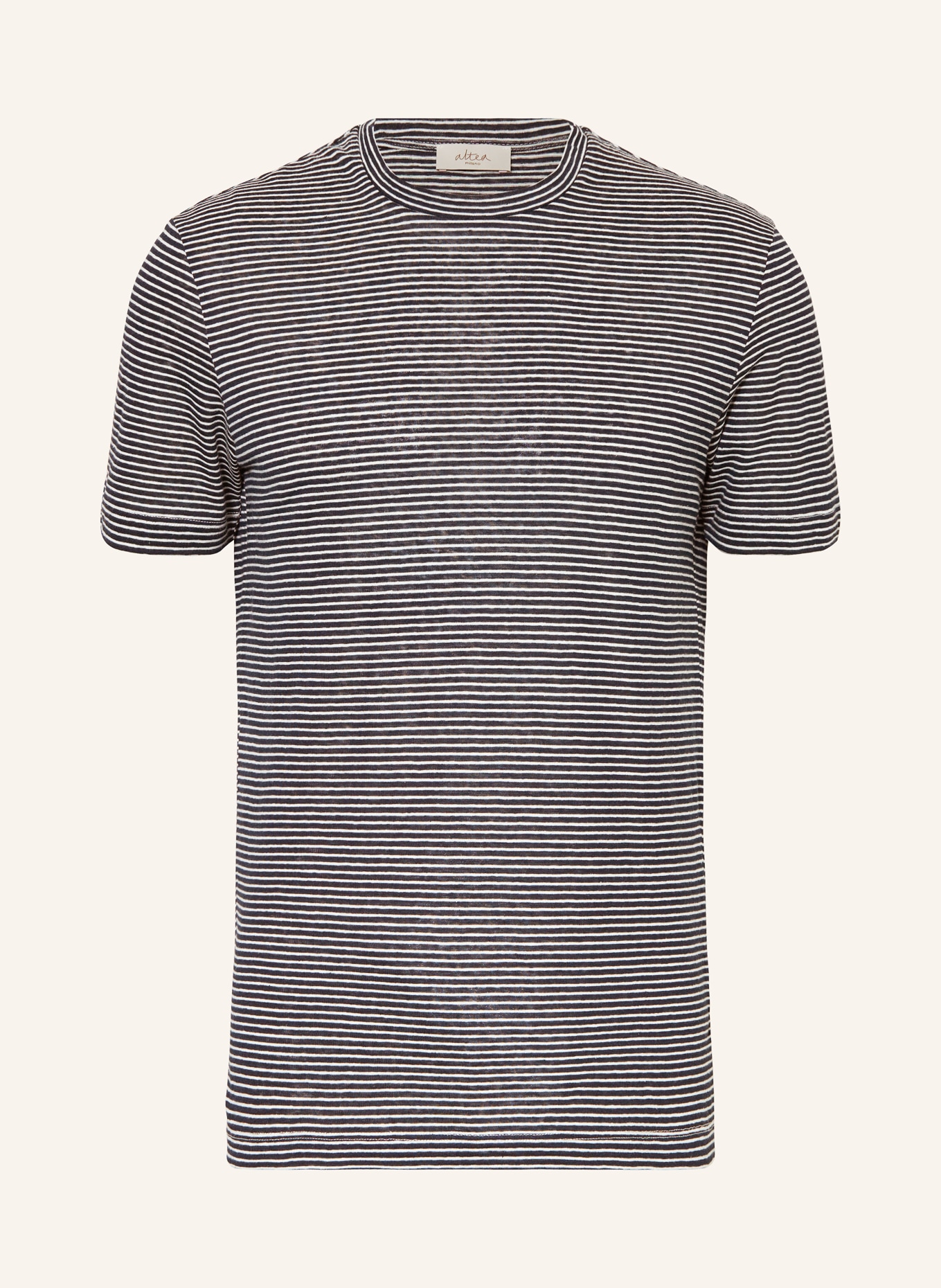 altea T-shirt made of linen, Color: 1 NAVY (Image 1)