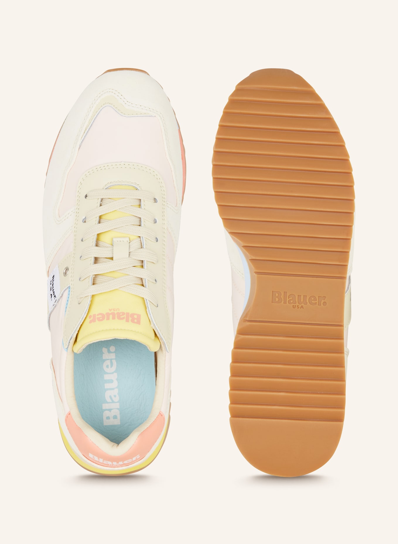 Blauer Sneakers MELROSE, Color: WHITE/ NUDE (Image 5)