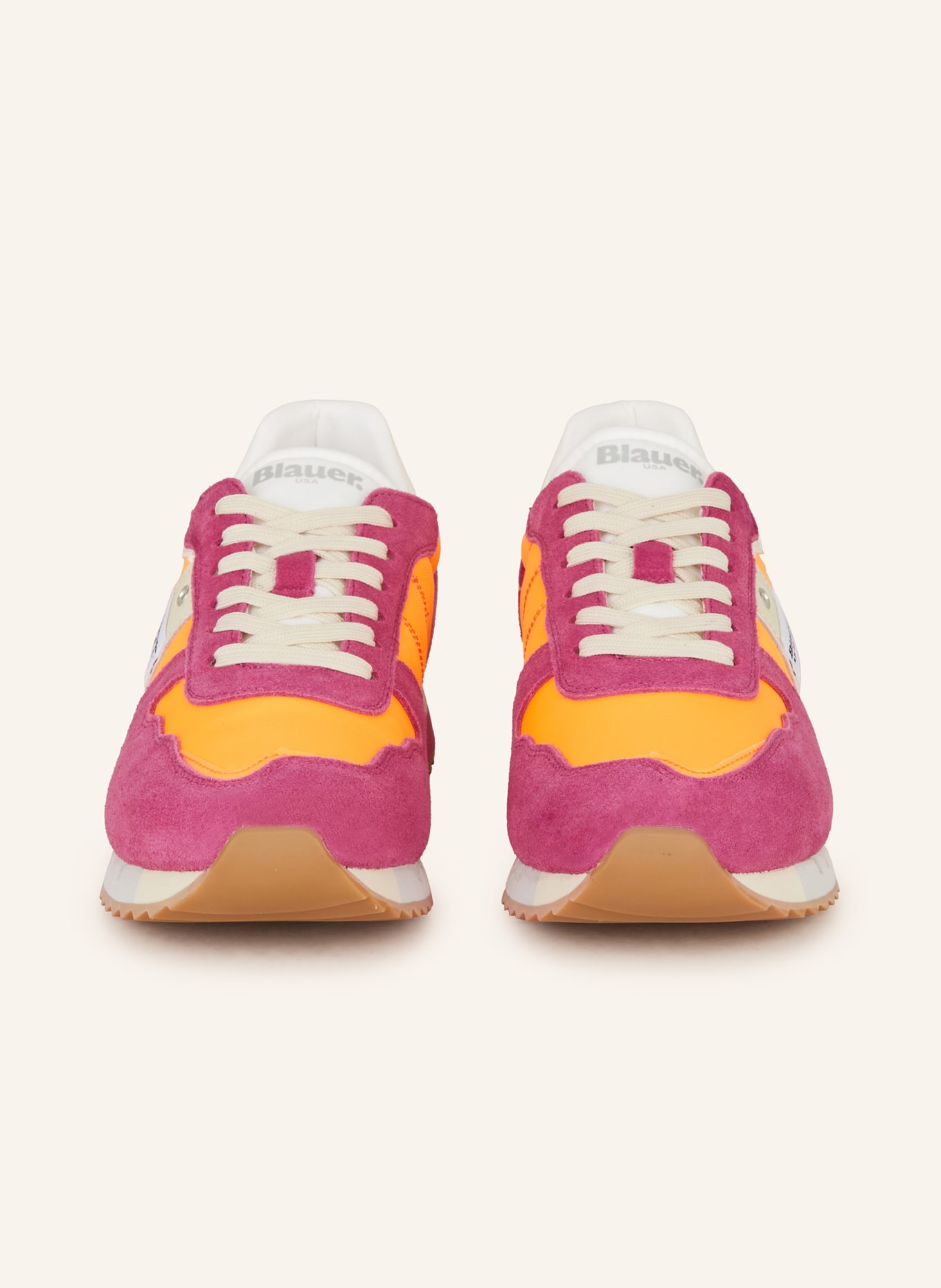 Blauer Sneaker MELROSE, Farbe: FUCHSIA/ NEONORANGE (Bild 3)