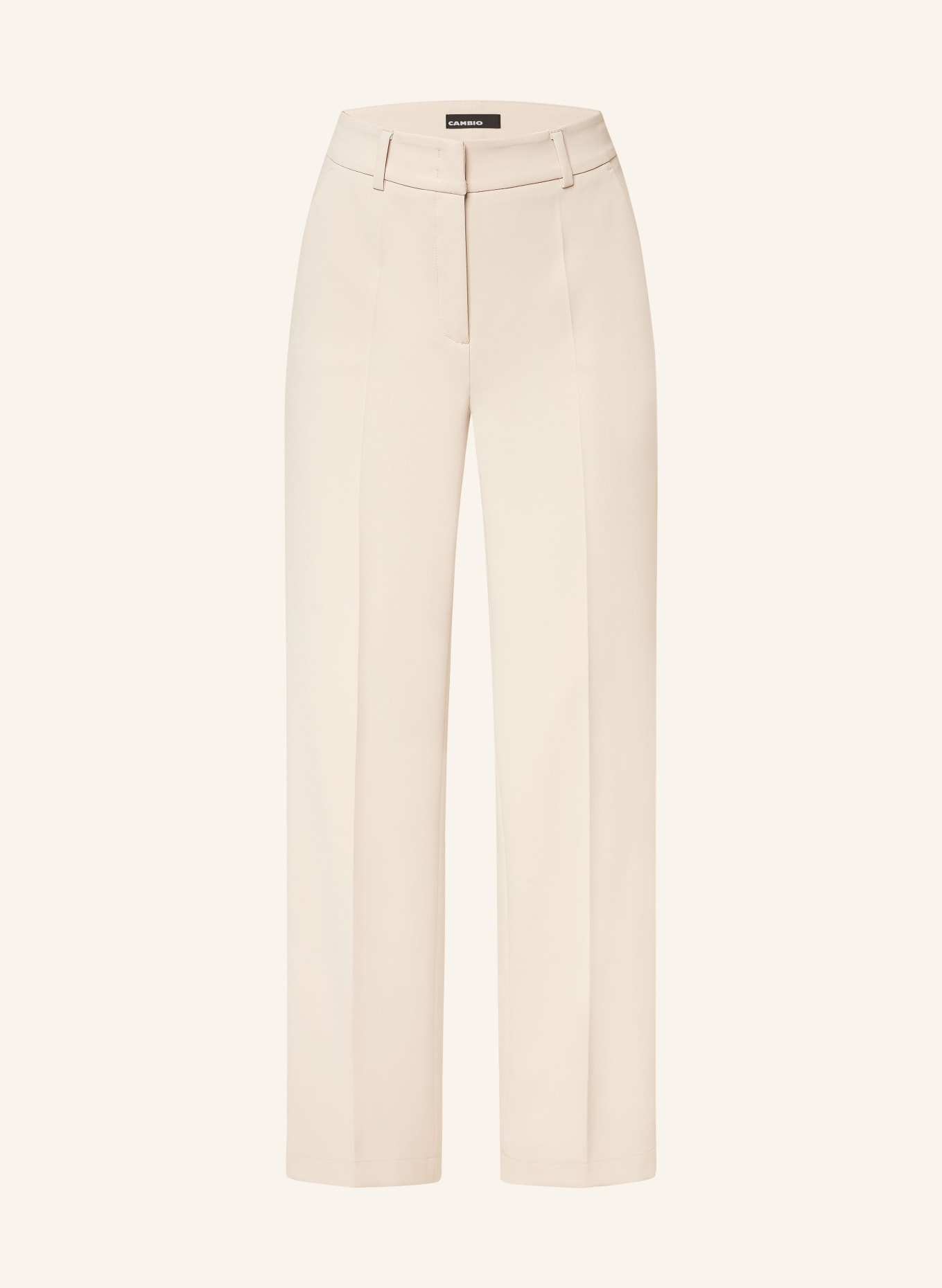 CAMBIO Wide leg trousers AMELIE, Color: CREAM (Image 1)