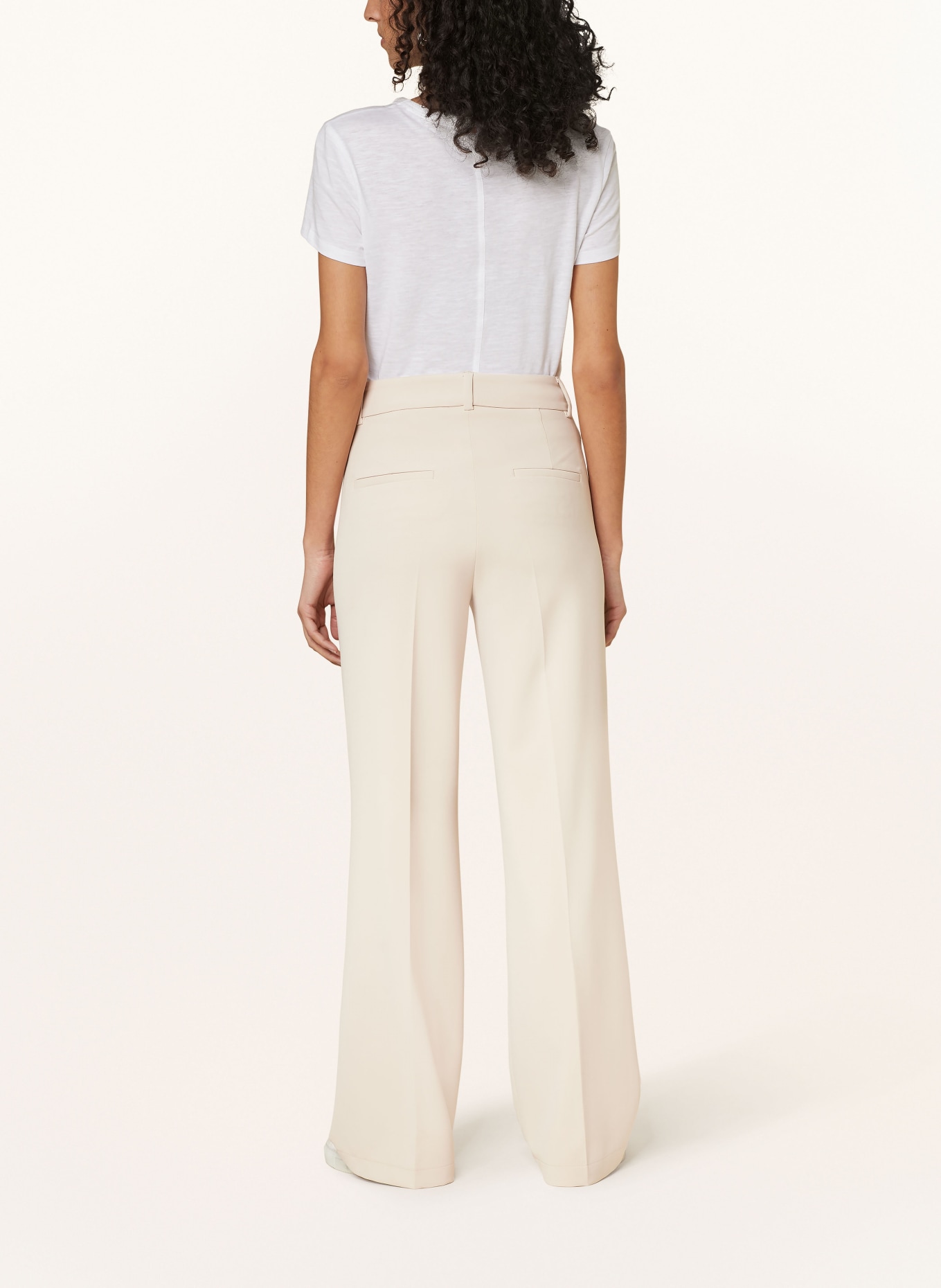 CAMBIO Wide leg trousers AMELIE, Color: CREAM (Image 3)