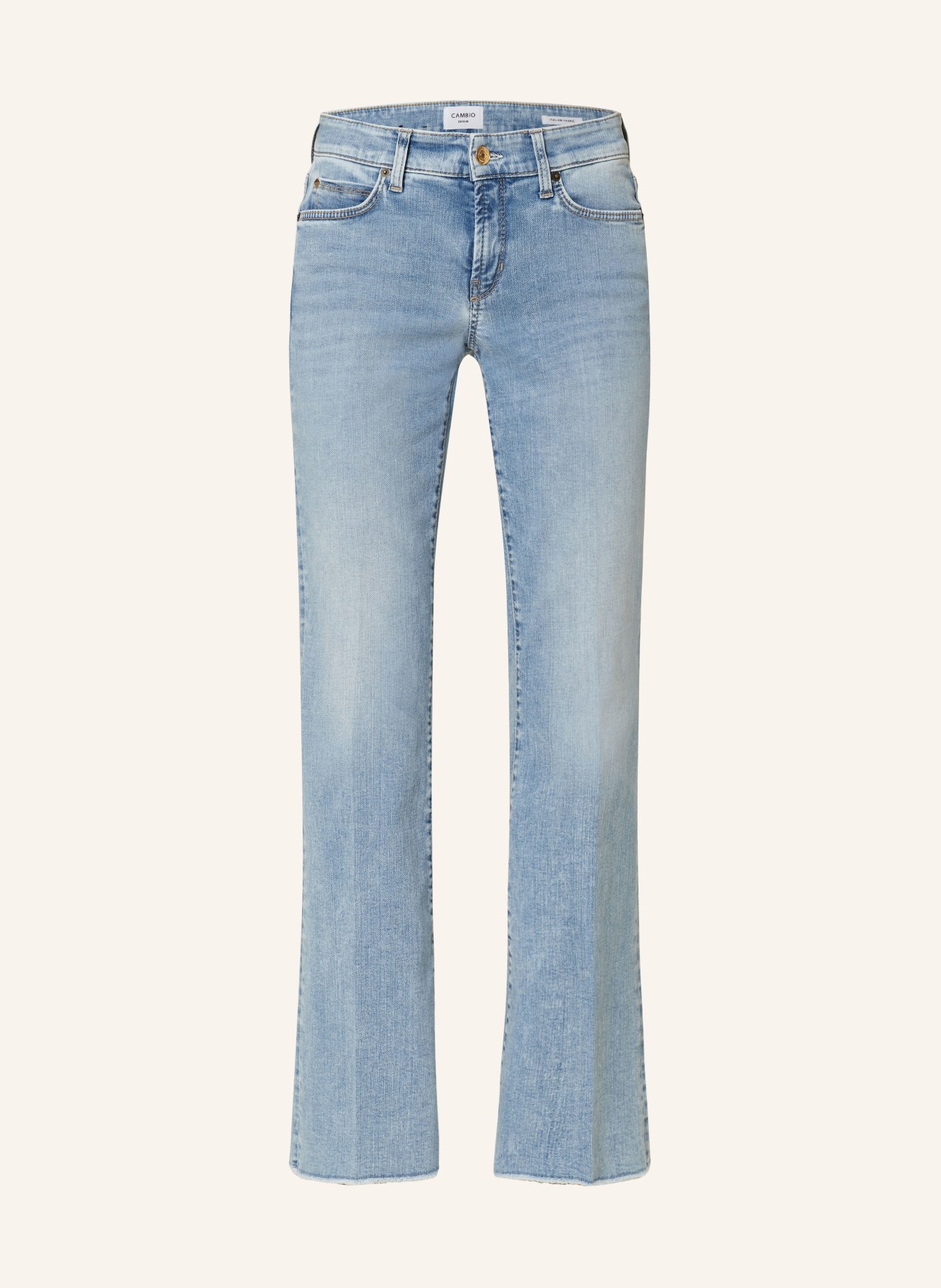 CAMBIO Bootcut jeans PARIS, Color: 5316 summer contrast fringed h (Image 1)