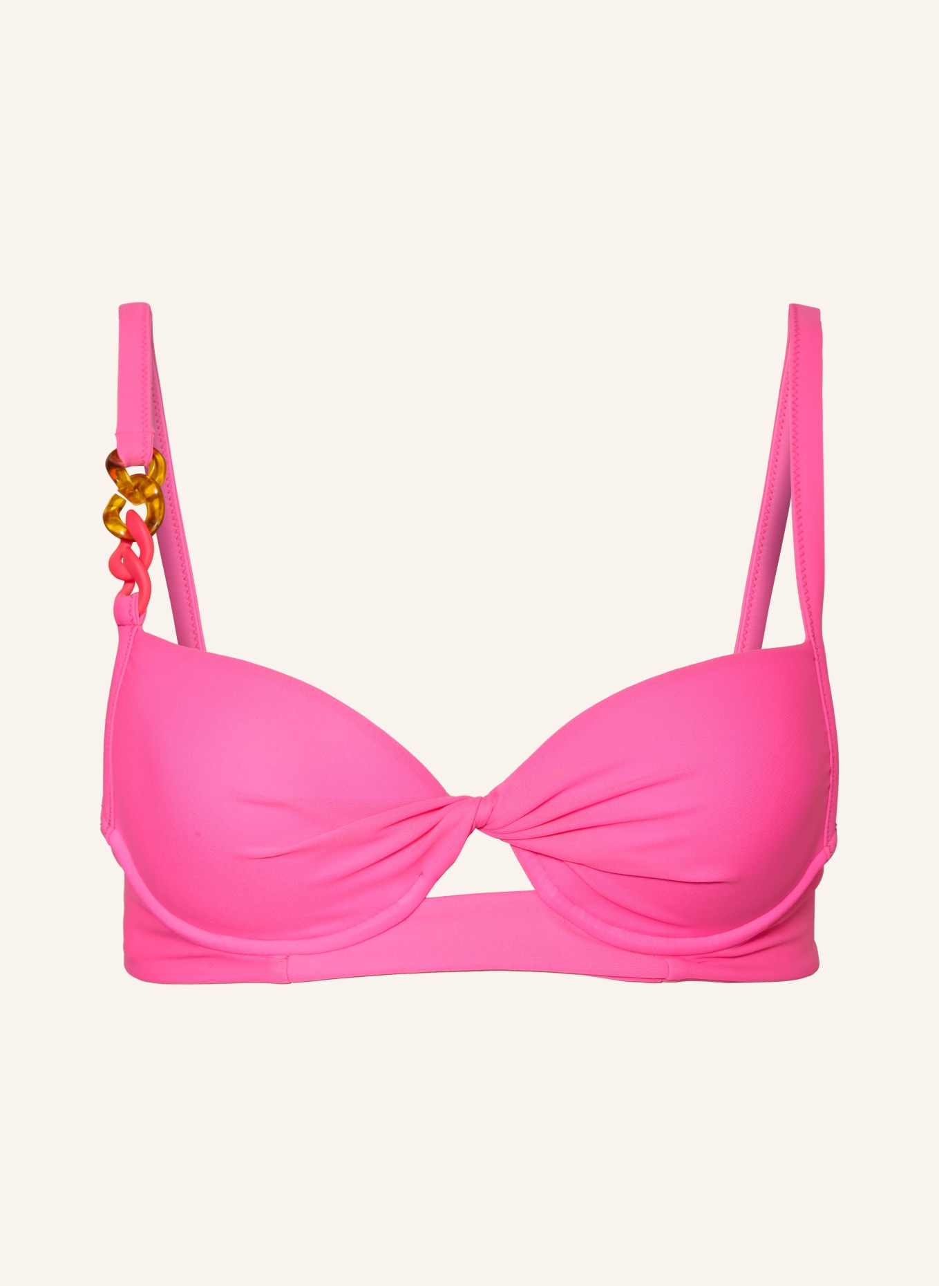 SPORTALM Underwired bikini top, Color: PINK (Image 1)
