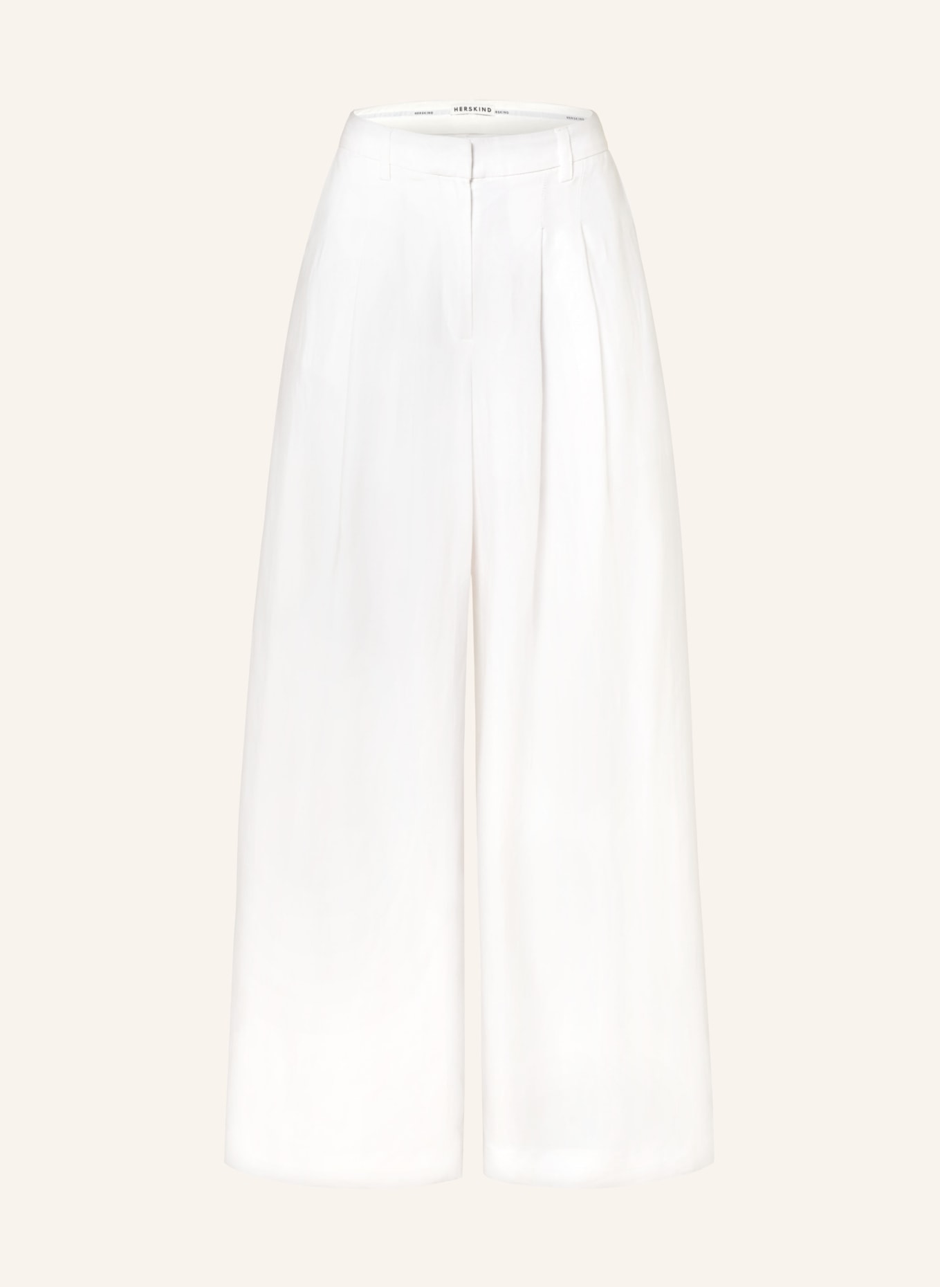 Herskind Wide leg trousers PALAZZO, Color: WHITE (Image 1)