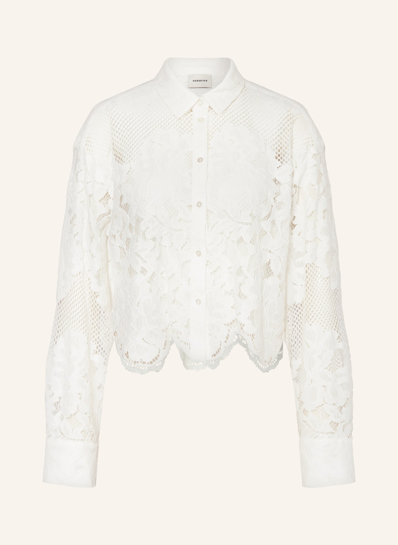 Herskind Shirt blouse JETTA in broderie anglaise, Color: WHITE (Image 1)