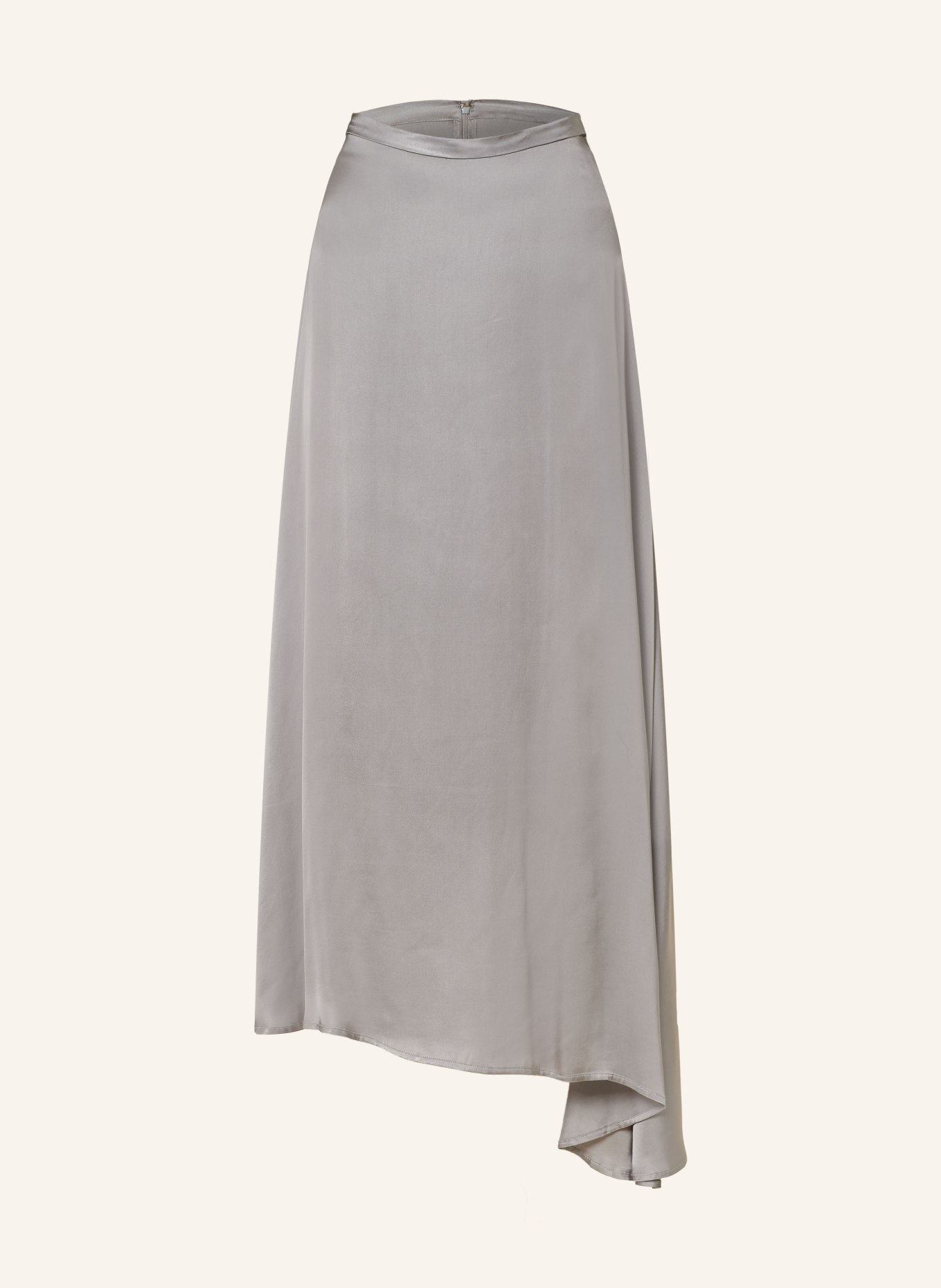 Herskind Satin skirt SILLE, Color: GRAY (Image 1)